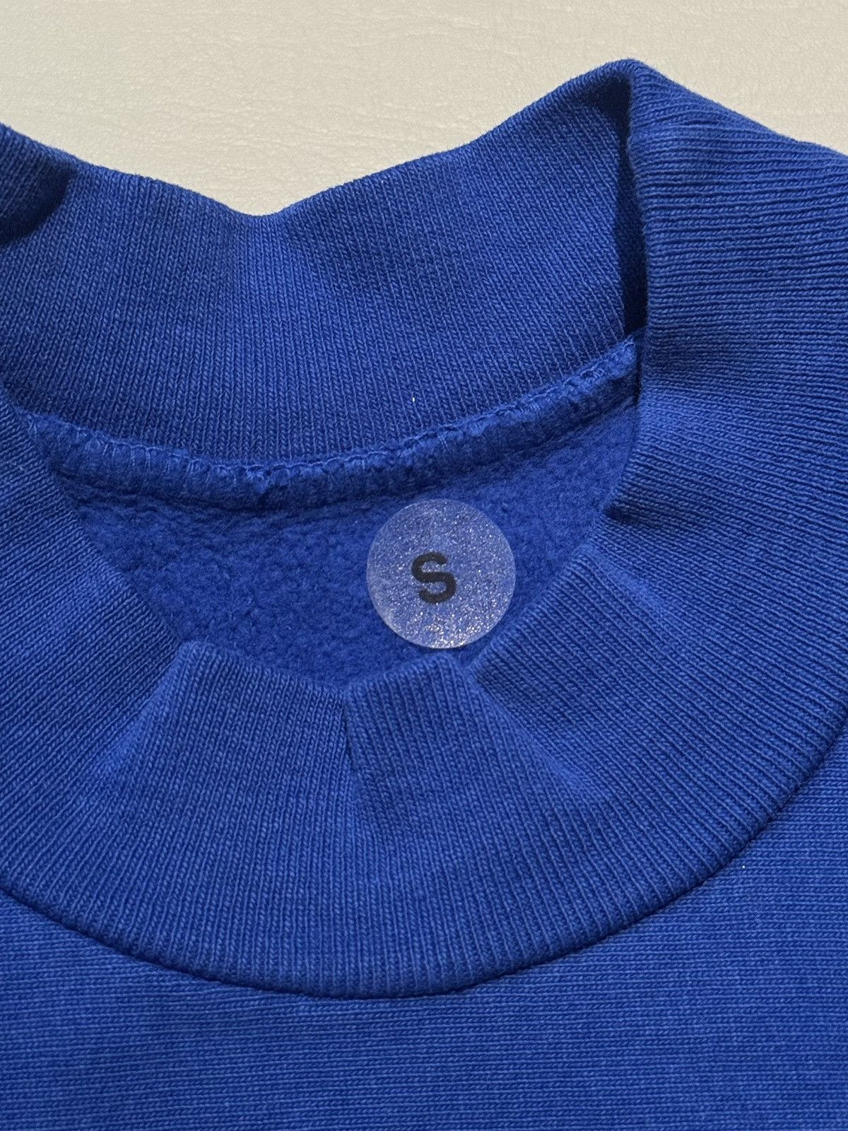 Kanye West × Yeezy Kanye West Jesus Is King Blue Vinyl Crewneck Sweatshirt Size US S / EU 44-46 / 1 - 3 Thumbnail