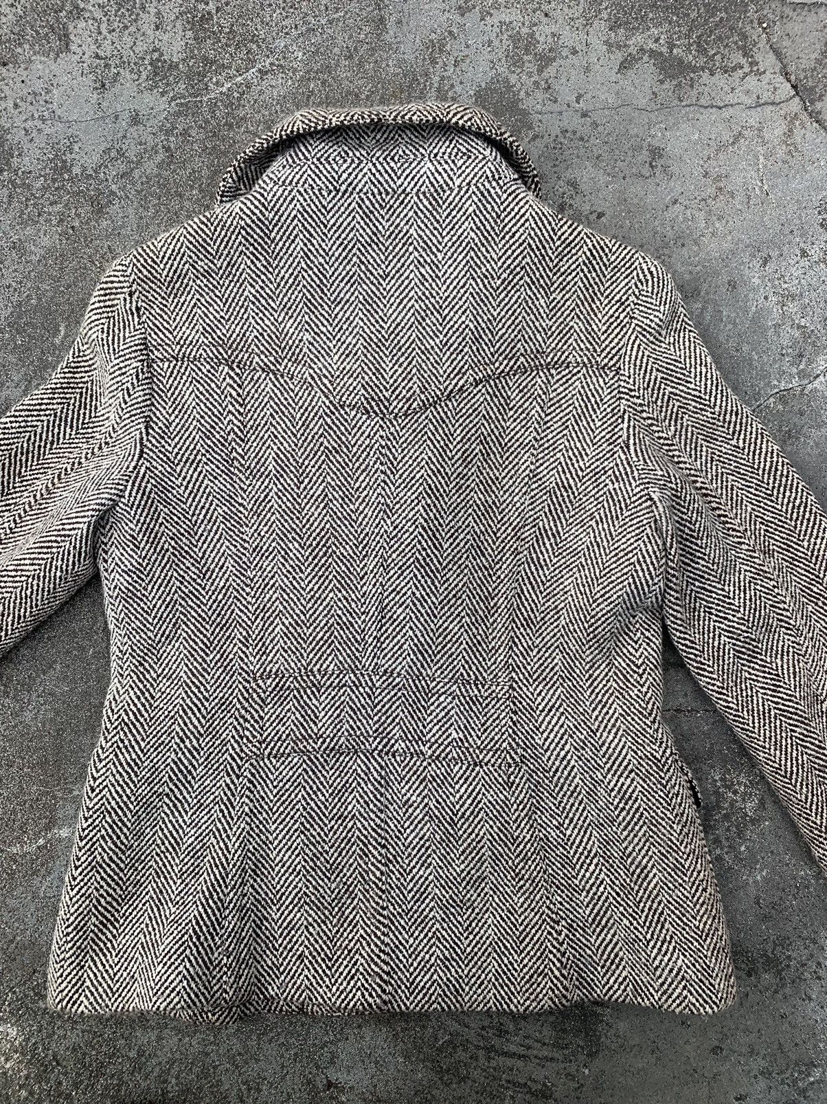 Designer Blazer Y2k Style Tweed Size 36R - 5 Thumbnail