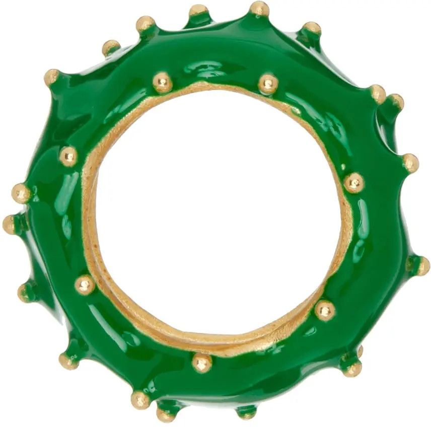 Bottega Veneta o1n1vont0425 Size: 19 / Cacti Ring in Parakeet Size ONE SIZE - 2 Thumbnail