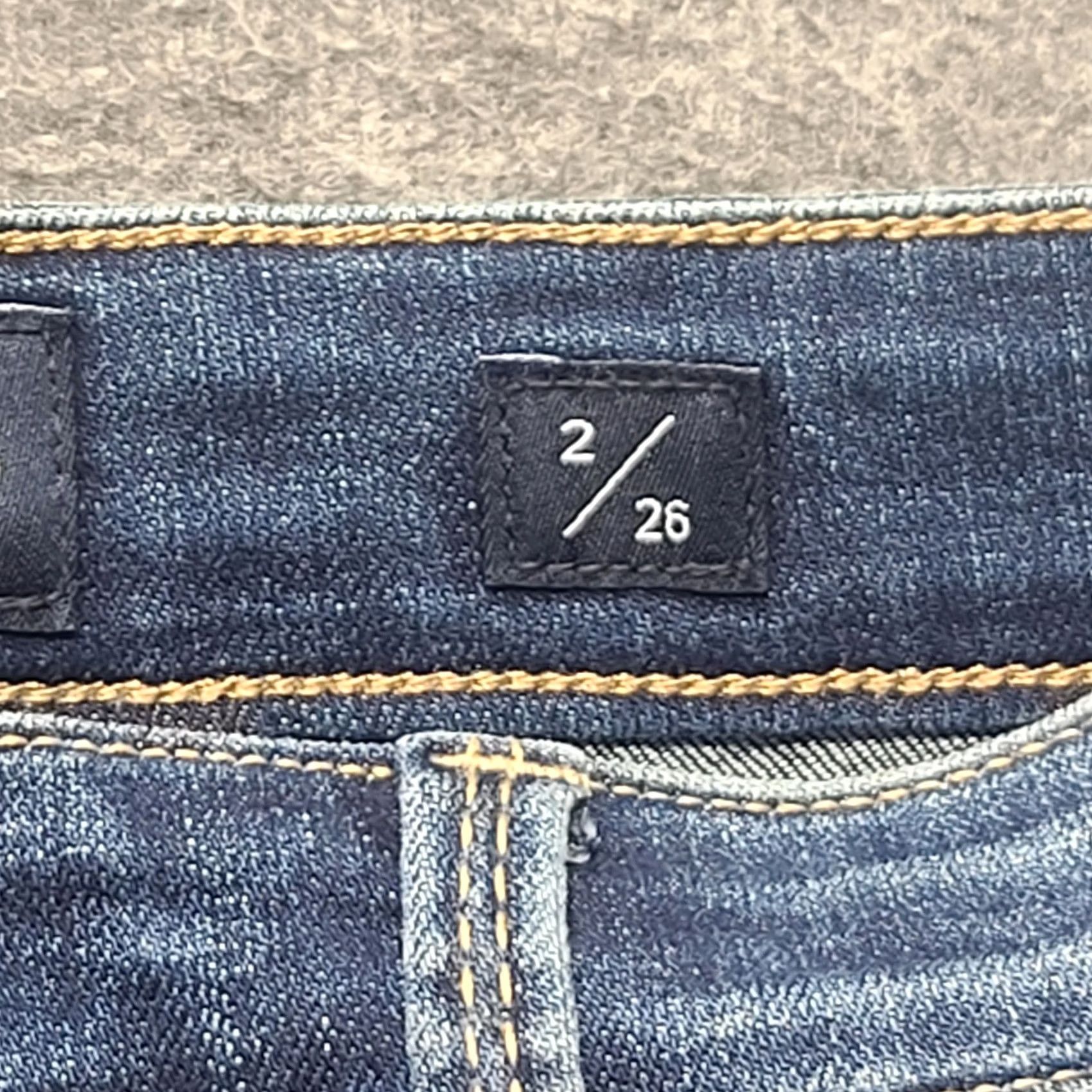 Lucky Brand Lucky Brand Shorts Bermuda Regular Women's 2 Mid Rise Distressed Stretch Denim 5-Pocket Blue Cotton Polyester Spandex Size 26" / US 2 / IT 38 - 3 Thumbnail