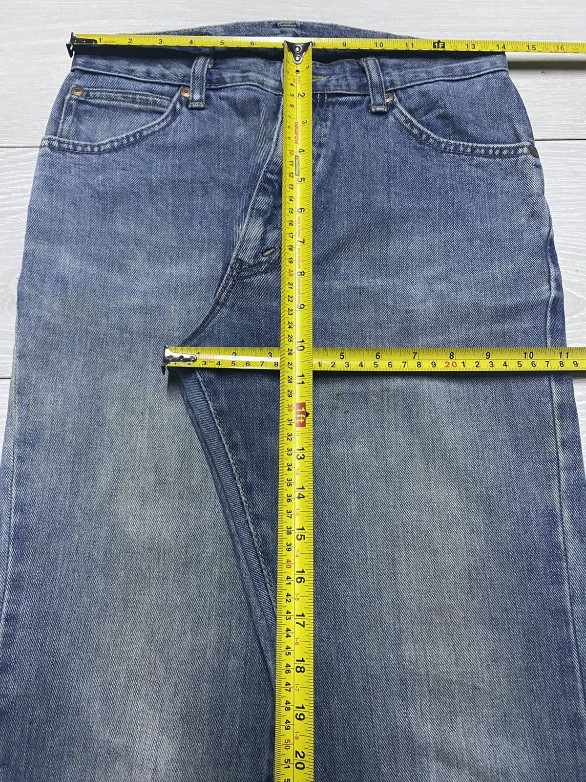 Japanese Brand Vintage Japanese Bobson Ladys Grunge Distressed Flare Jeans Size US 28 / EU 44 - 14 Thumbnail