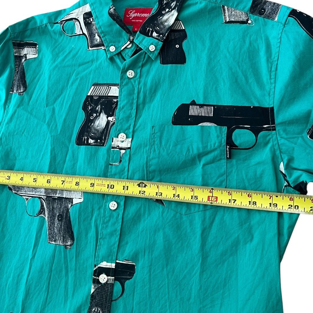 Supreme Supreme GUNS Button Up Shirt SS13 Size US L / EU 52-54 / 3 - 2 Thumbnail