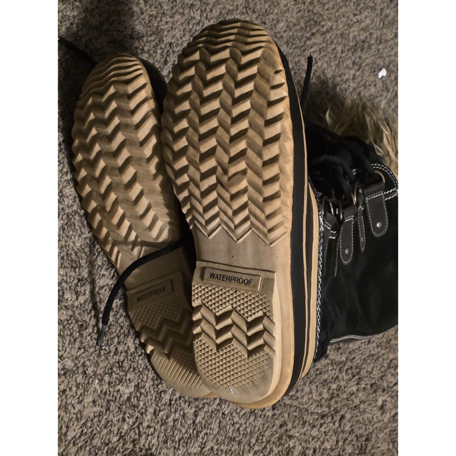 SOREL Sorel Joan of Arctic Boots Women’s Sz 10 Black Snow Winter Boots Suede EUC NL1540-010 Size US 10 / IT 40 - 4 Thumbnail