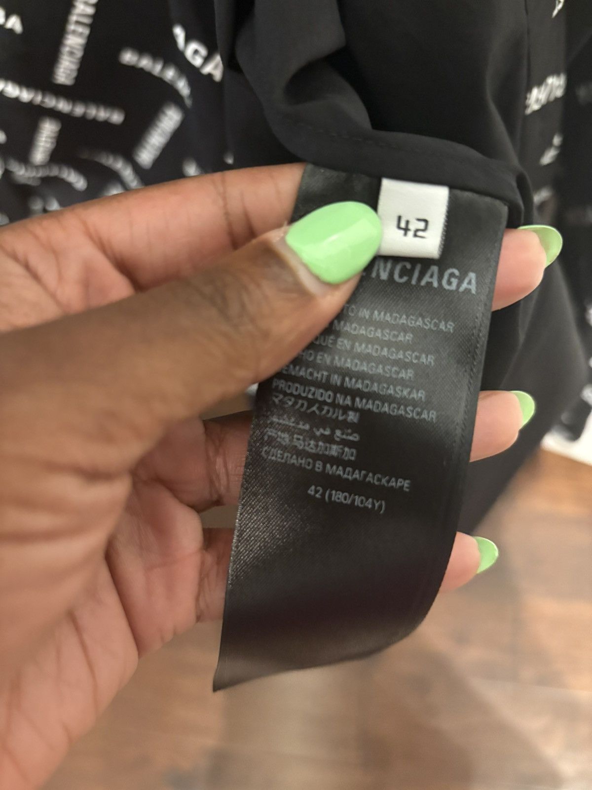 Balenciaga Balenciaga- Bal Diagonal Allover Shirt Size US L / EU 52-54 / 3 - 3 Thumbnail