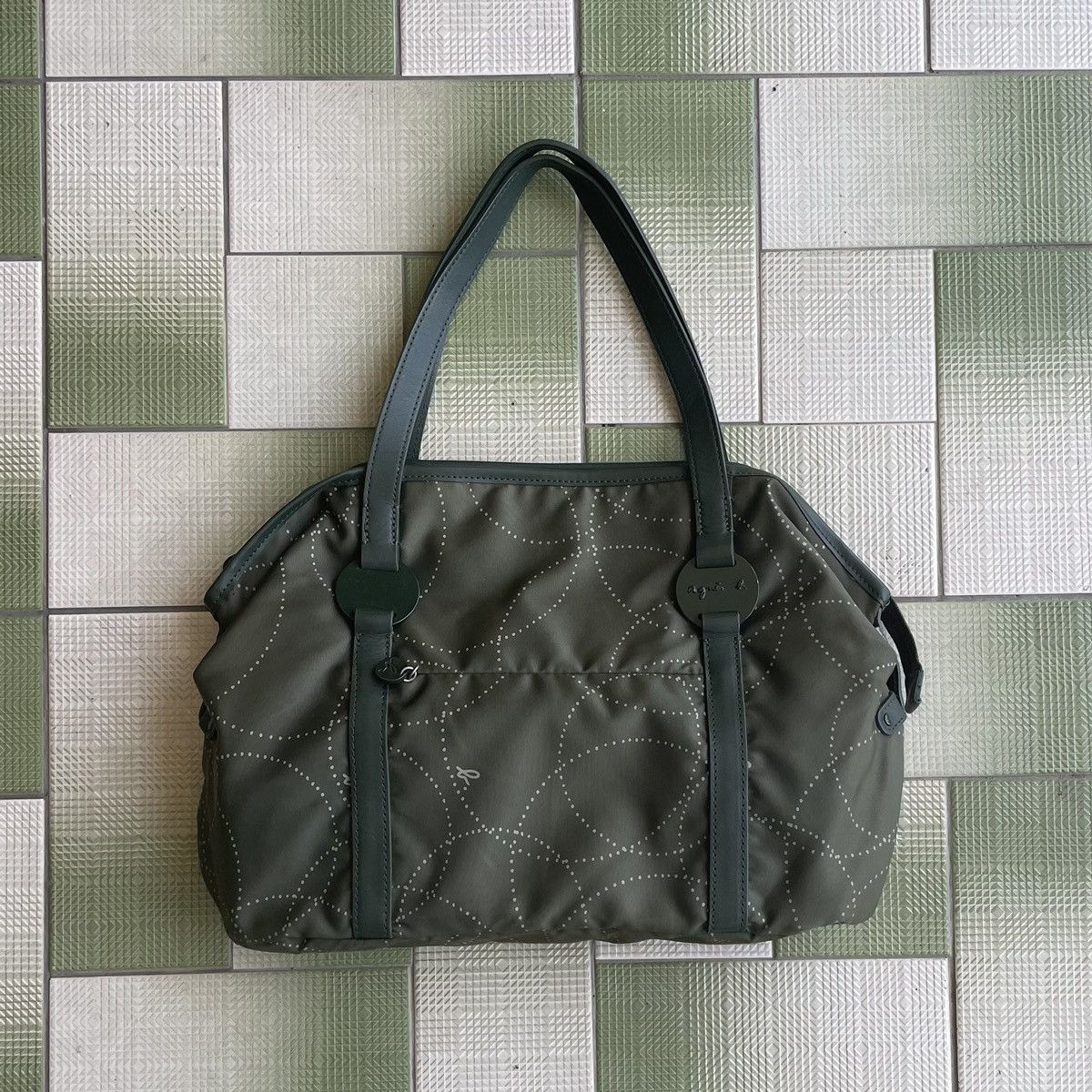 Designer × Japanese Brand × agnes b. 🔥 RARE GREEN ARMY AGNES B. TOTE BAG Size ONE SIZE - 18 Thumbnail