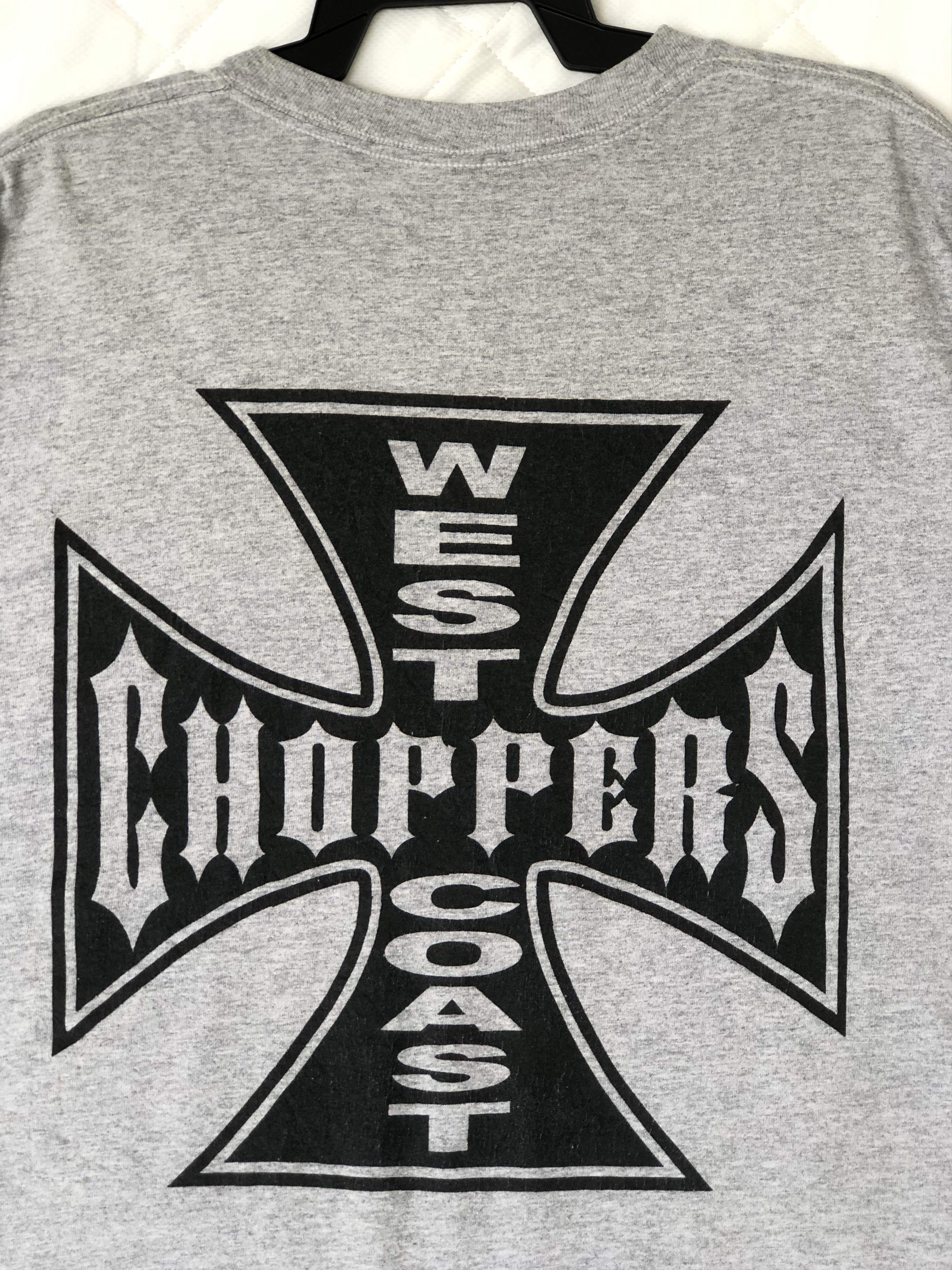 Vintage Vintage WEST COAST CHOPPERS Gray Tee Size US XXL / EU 58 / 5 - 3 Thumbnail
