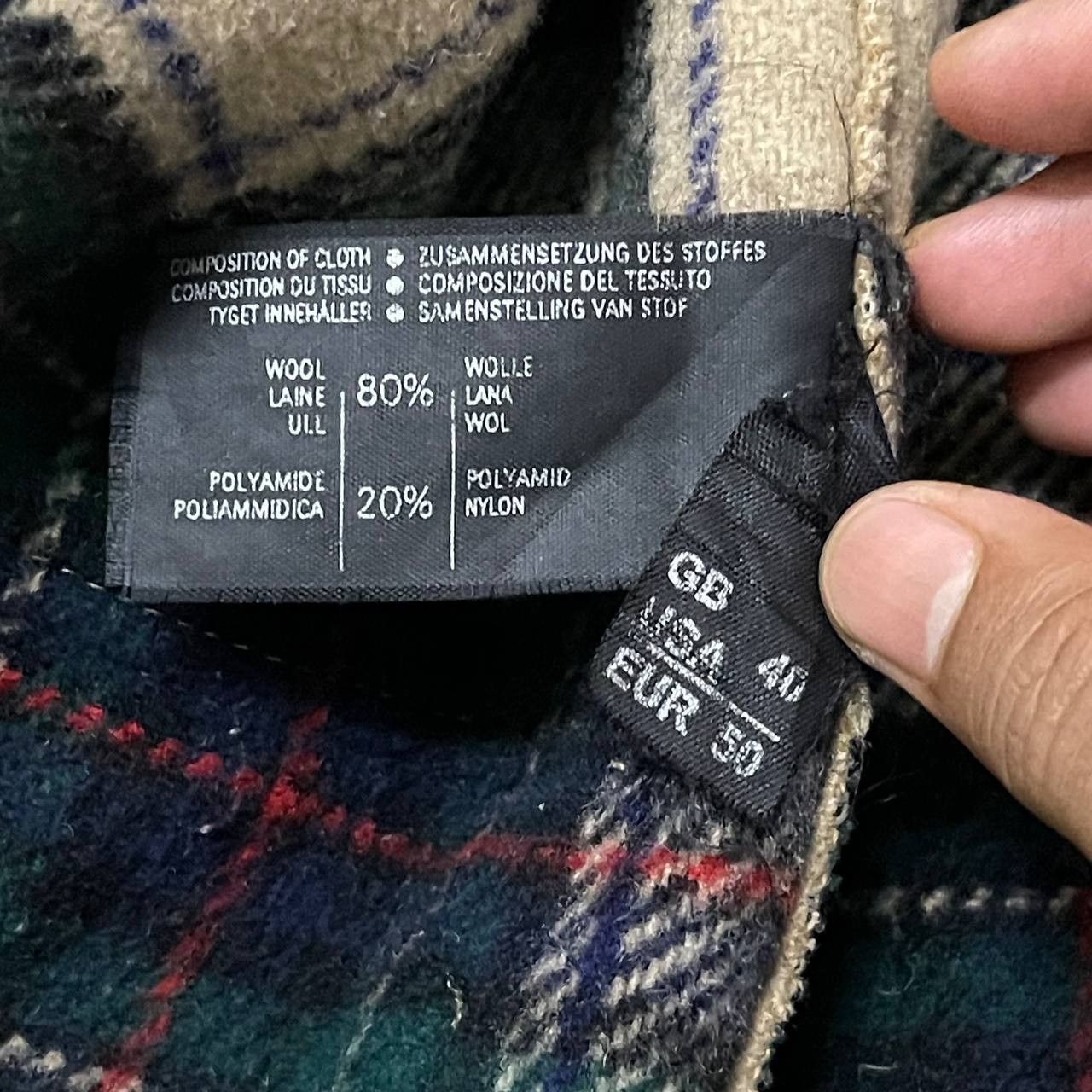 Gloverall Vintage Gloverall Duffle Coat Wool Checked Lining Size US M / EU 48-50 / 2 - 12 Thumbnail