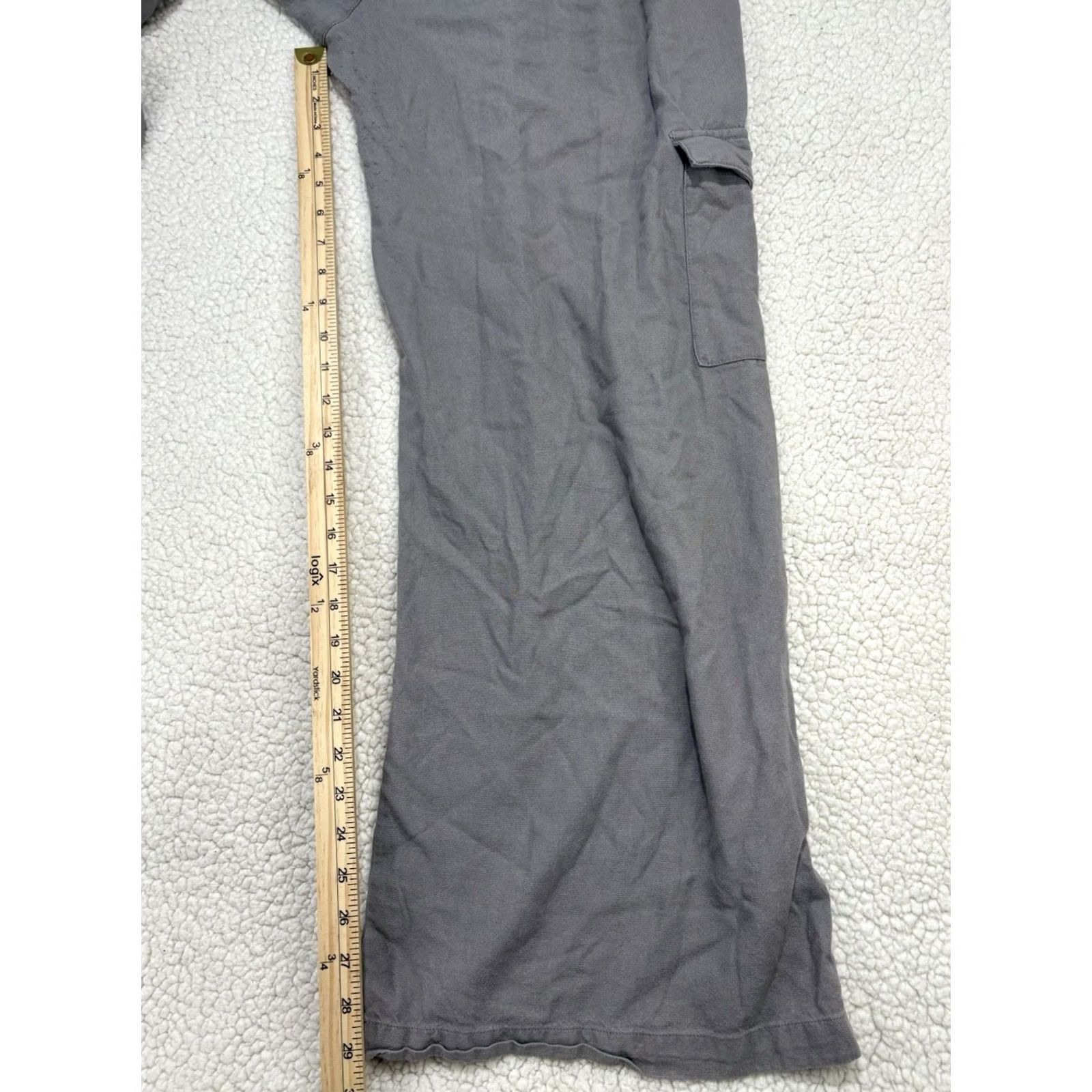 Vintage Happily Grey Cargo Pants Sweatpants? No, remove questions. Size 36" / US 14 / IT 50 - 5 Thumbnail