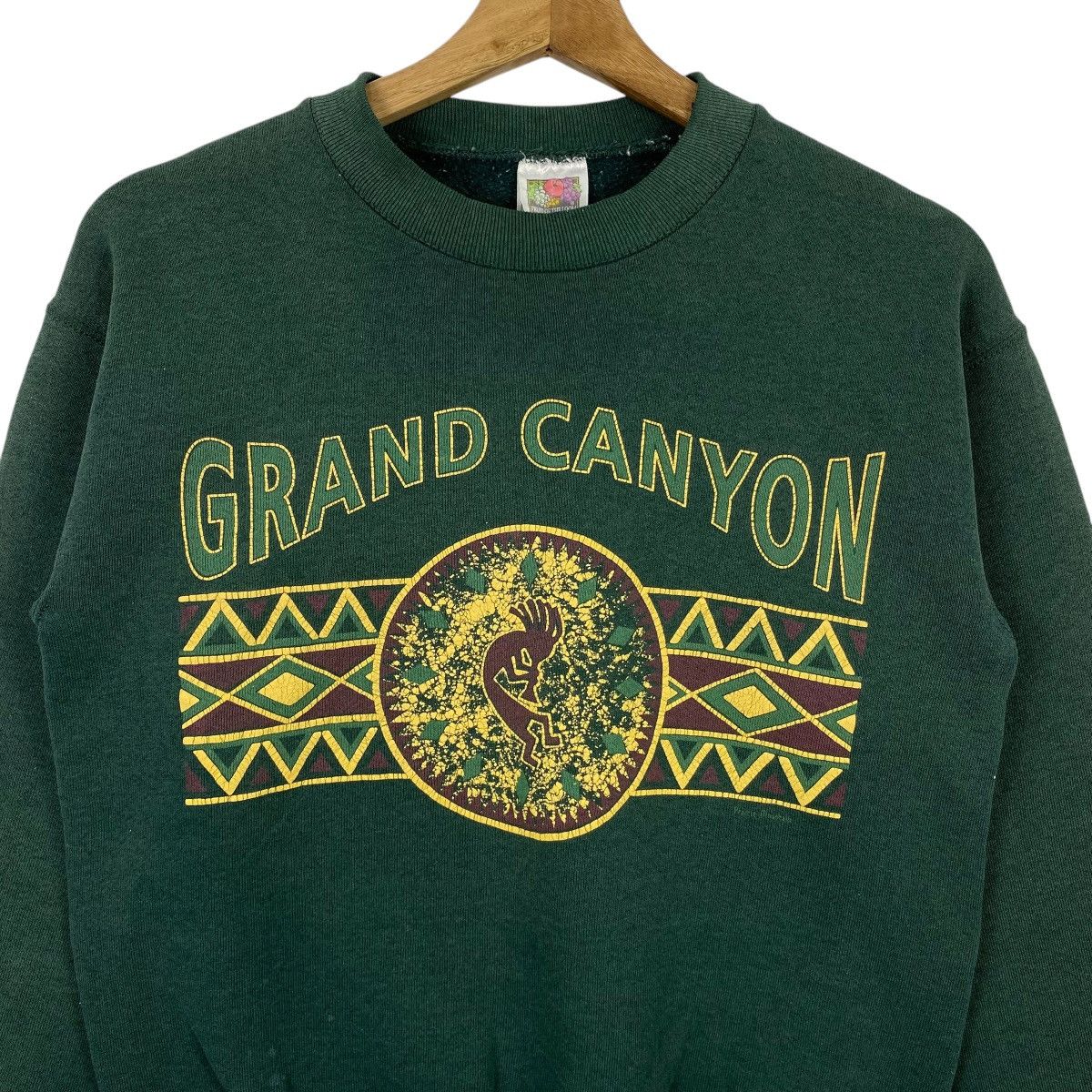 Vintage Vintage 90's GRAND CANYON Aztec Tribal Crewneck Size US S / EU 44-46 / 1 - 2 Thumbnail