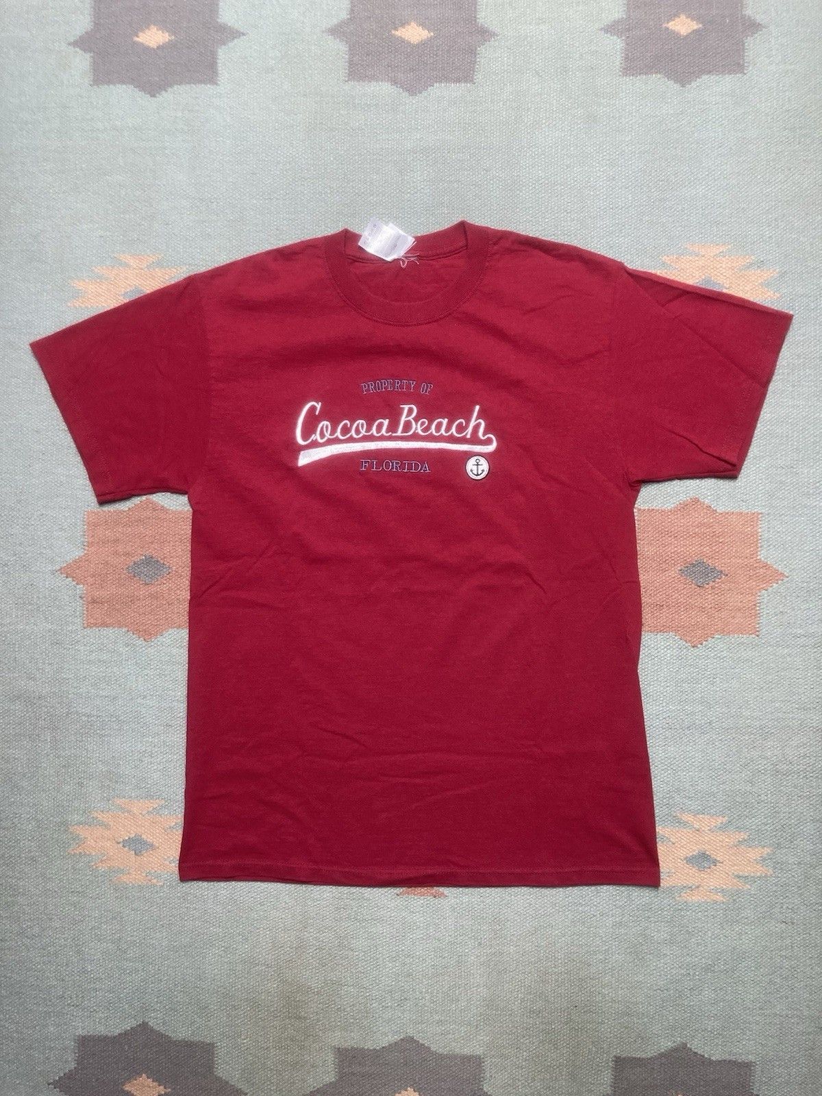 Vintage Vintage graphic t shirt cocoa beach florida red adult medium Size US M / EU 48-50 / 2 - 1 Thumbnail