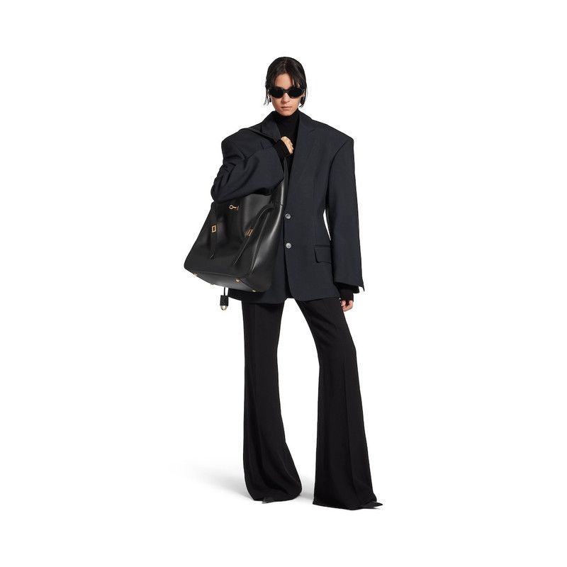 Balenciaga o1srvl11e0326 Size: OS / Bel Air Large Hobo Bag in Black Size ONE SIZE - 7 Thumbnail