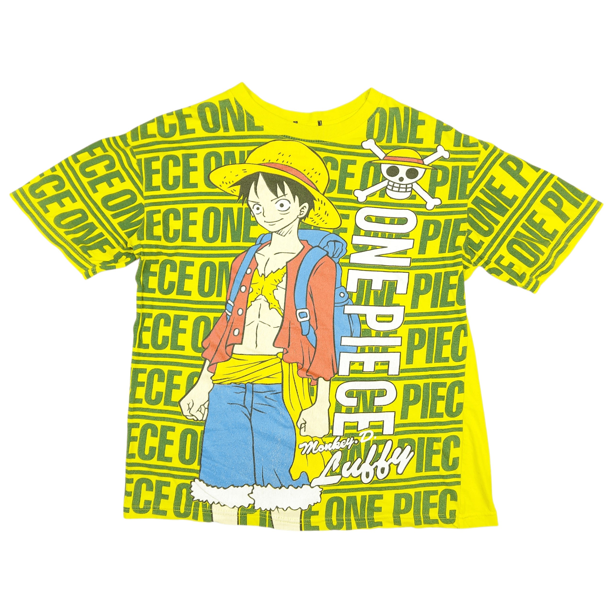 Anime Vintage Y2K One Piece Monkey D Luffy Anime AOP TEE Size US M / EU 48-50 / 2 - 1 Thumbnail