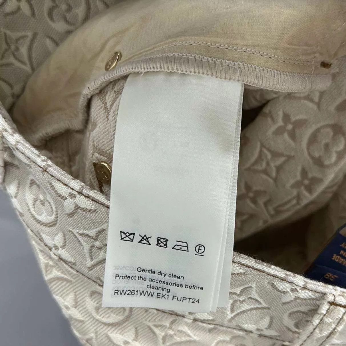 Louis Vuitton Louis Vuitton Monogram All Over Denim Short Size 38 Size 27" / US 4 / IT 40 - 6 Thumbnail