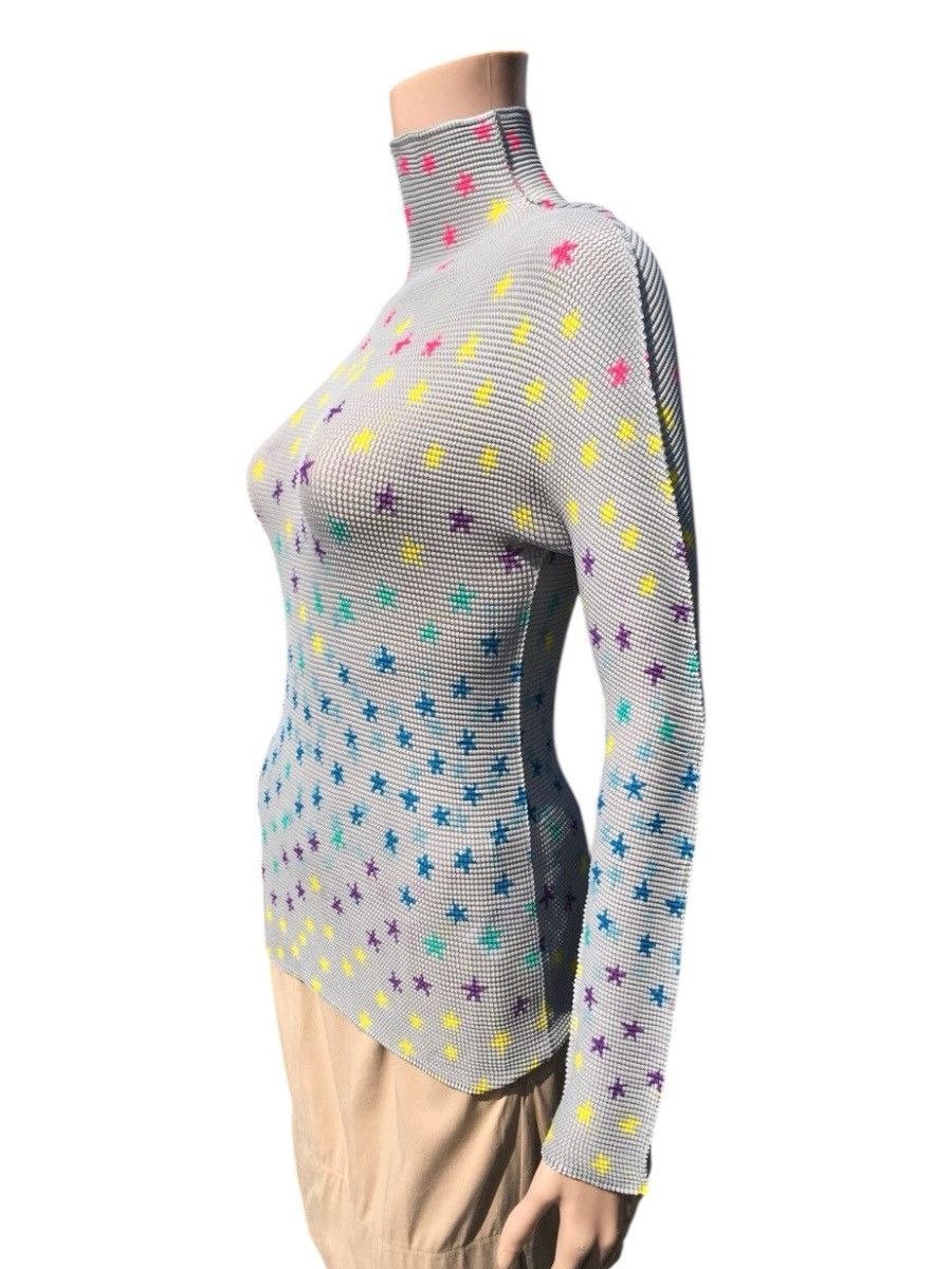 Homme Plisse Issey Miyake Pleat Please Issey Miyake Star Printed L/S Shirt Size US M / EU 48-50 / 2 - 3 Thumbnail
