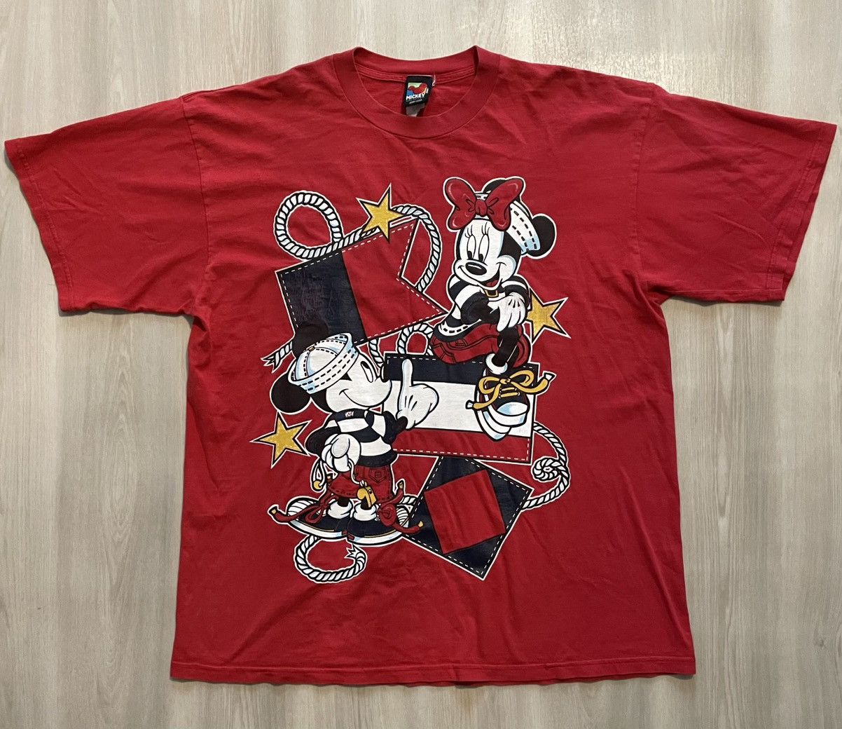 Disney VTG 90s Disney x Jerry Leigh Mickey & Minnie Sailor Sz OSFA Size US XXL / EU 58 / 5 - 1 Thumbnail
