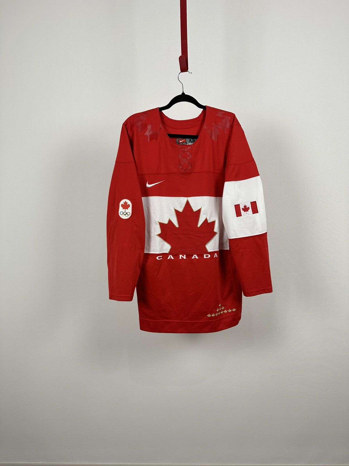Nike Nike Team Canada 2014 Sochi Olympics Hockey Jersey Red XS Size US XS / EU 42 / 0 - 1 Thumbnail
