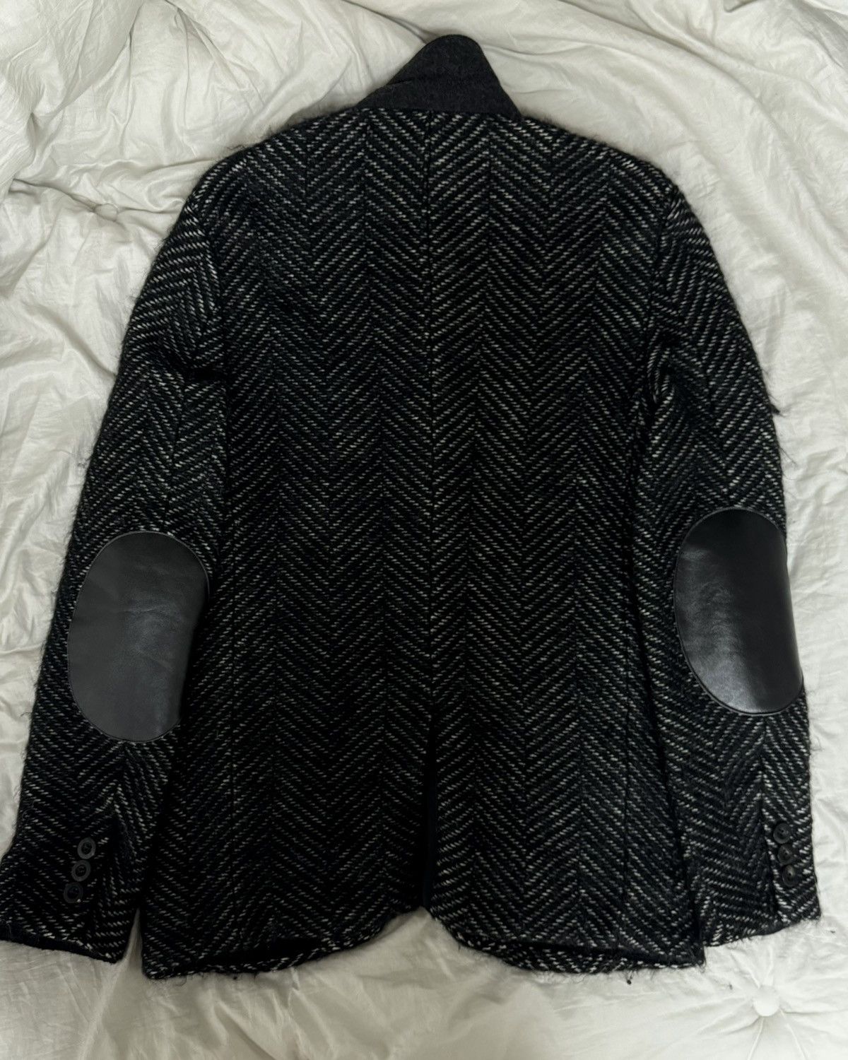 Sacai Sacai mohair blazer jacket Size L / US 10 / IT 46 - 7 Thumbnail