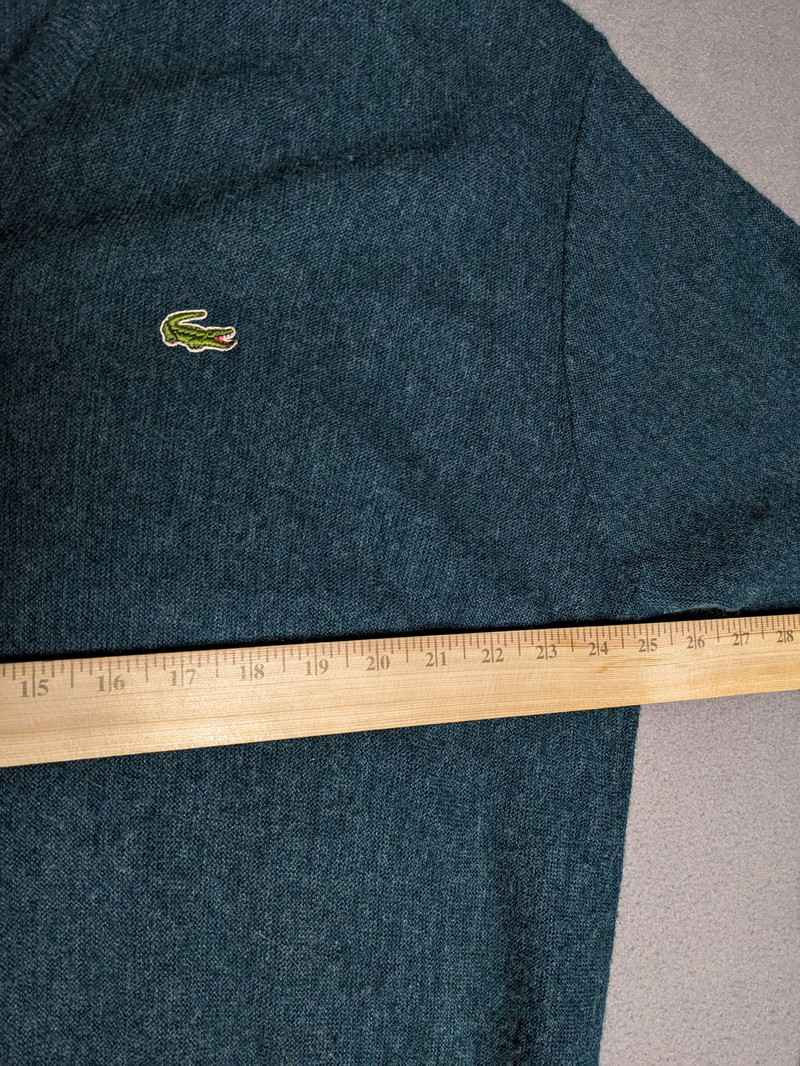 Lacoste VTG Izod Lacoste V Neck Orlon Sweater XL Made USA 1970-80s Size US XL / EU 56 / 4 - 11 Thumbnail