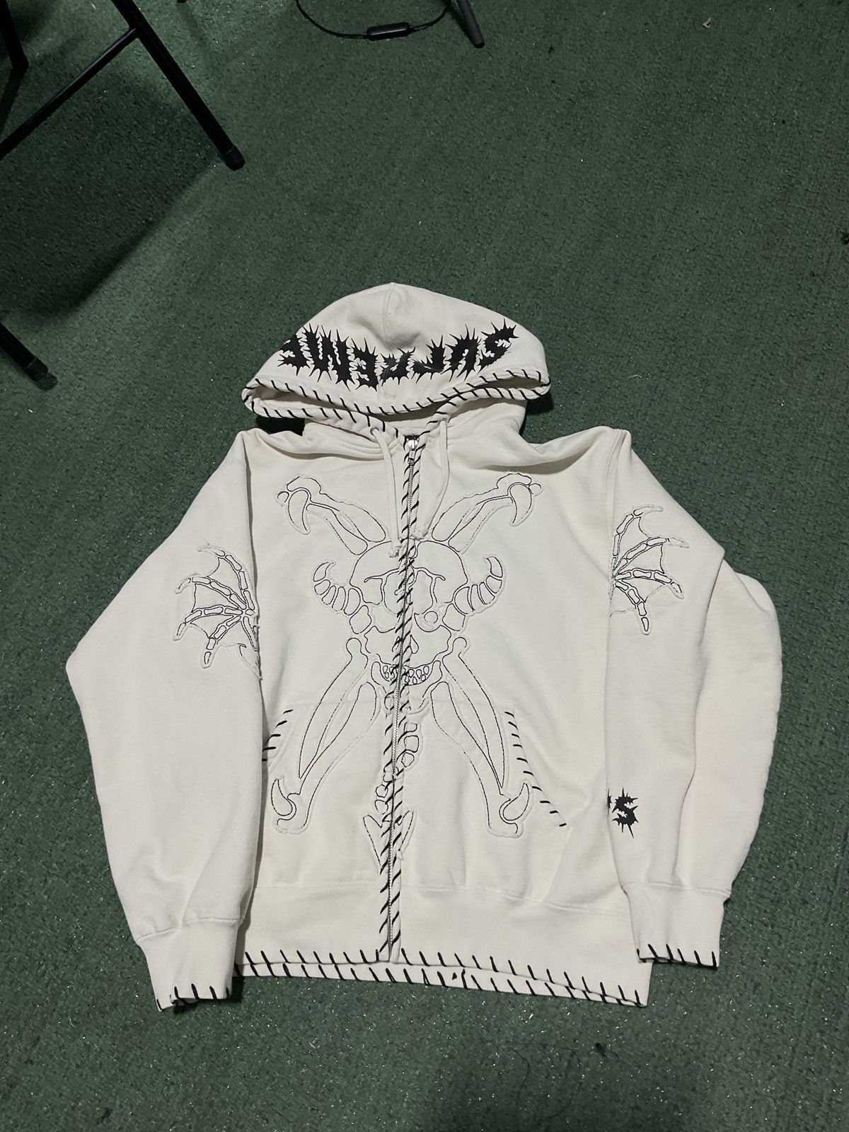 Supreme × Yohji Yamamoto Supreme Yohji Yamamoto cream zip up Size US S / EU 44-46 / 1 - 1 Thumbnail