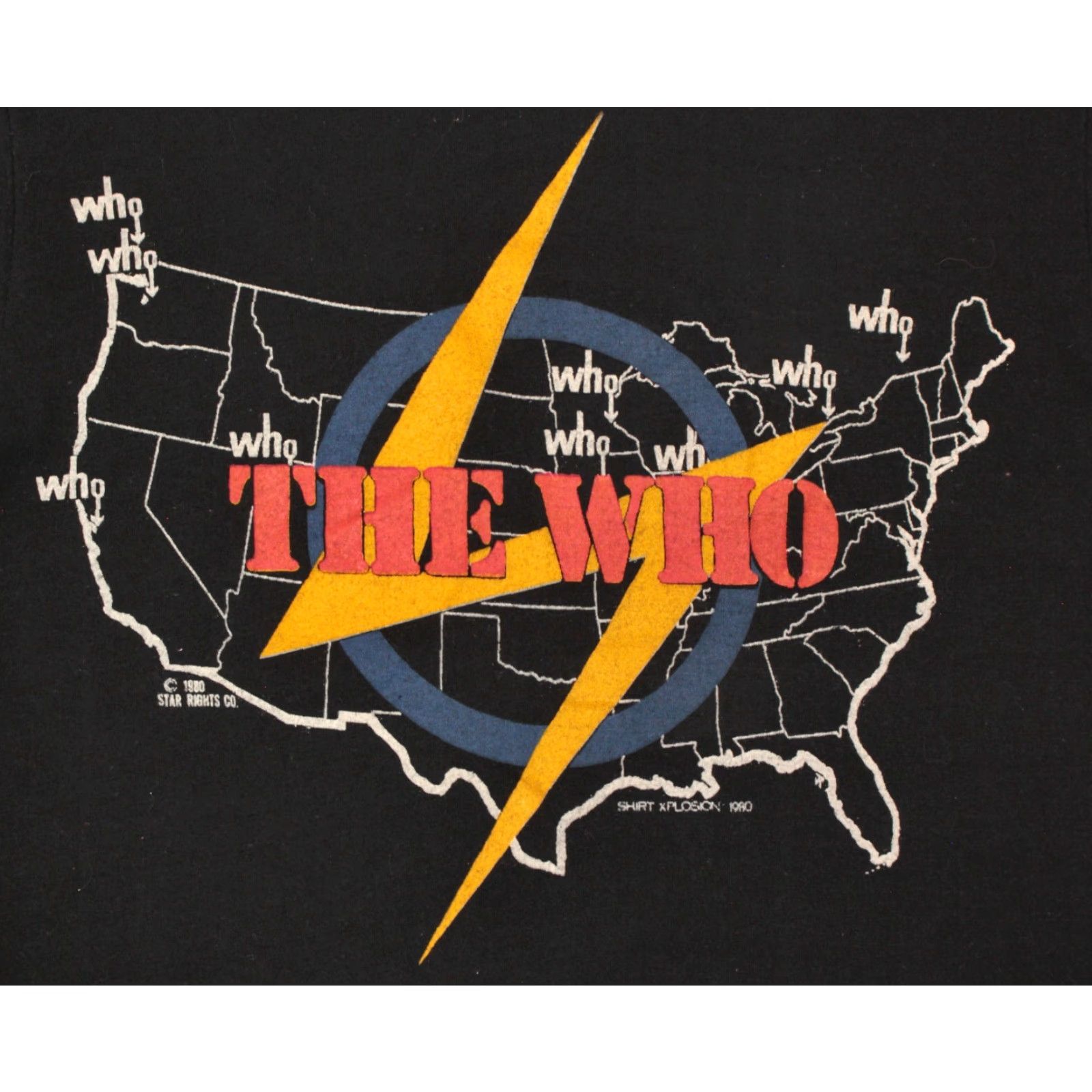 Vintage MEN'S VTG 80s The Who Band TShirt Sz S/M 1980s T-shirt Black 80s The Who Mens Shirt Graphic Tee Vintage Size S/M Decade 1980s Concert Size US S / EU 44-46 / 1 - 3 Thumbnail