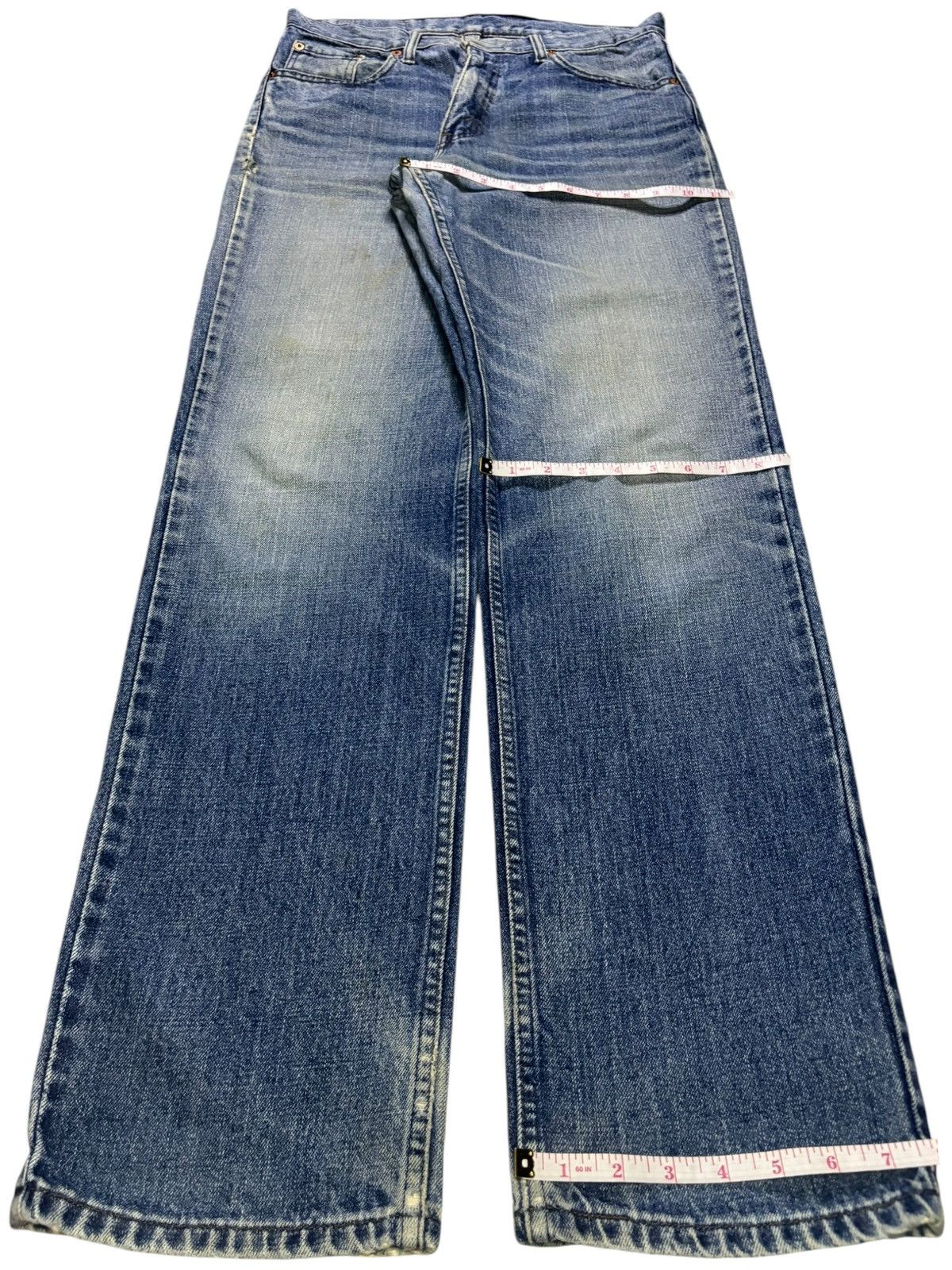Levi's Vintage 90s Levis 533 Faded Wash Loose Jeans Size US 31 - 14 Thumbnail