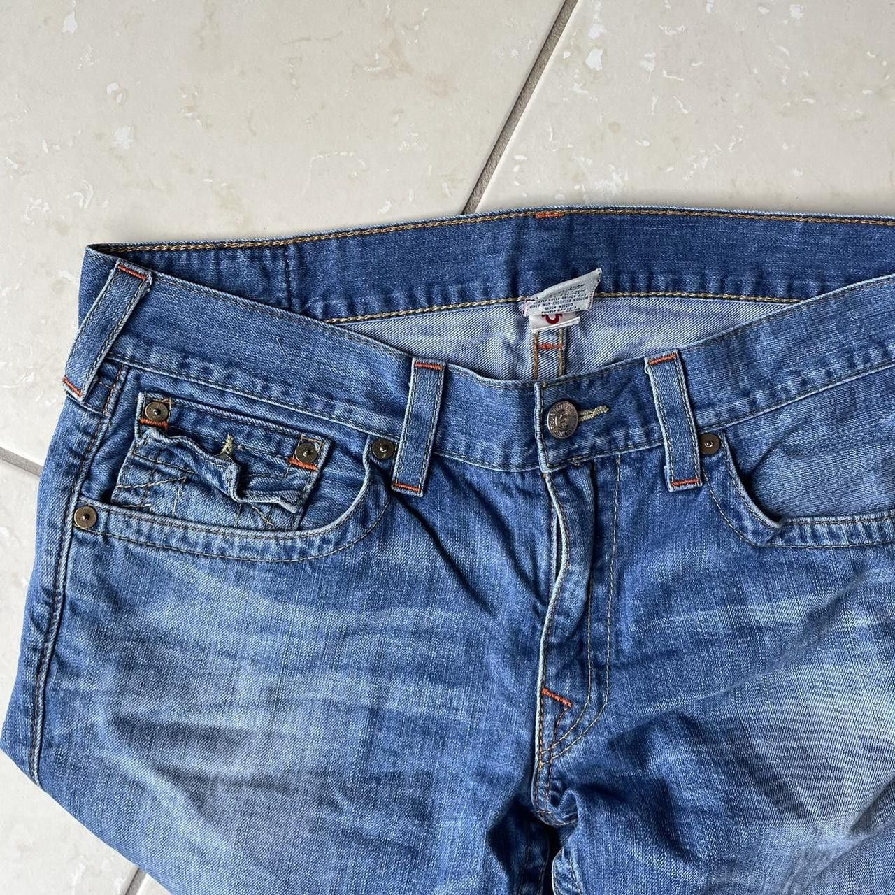 True Religion × Vintage Vintage Y2K 90's True Religion Boot Cut Baggy Wide Leg Jeans Size US 36 / EU 52 - 3 Thumbnail