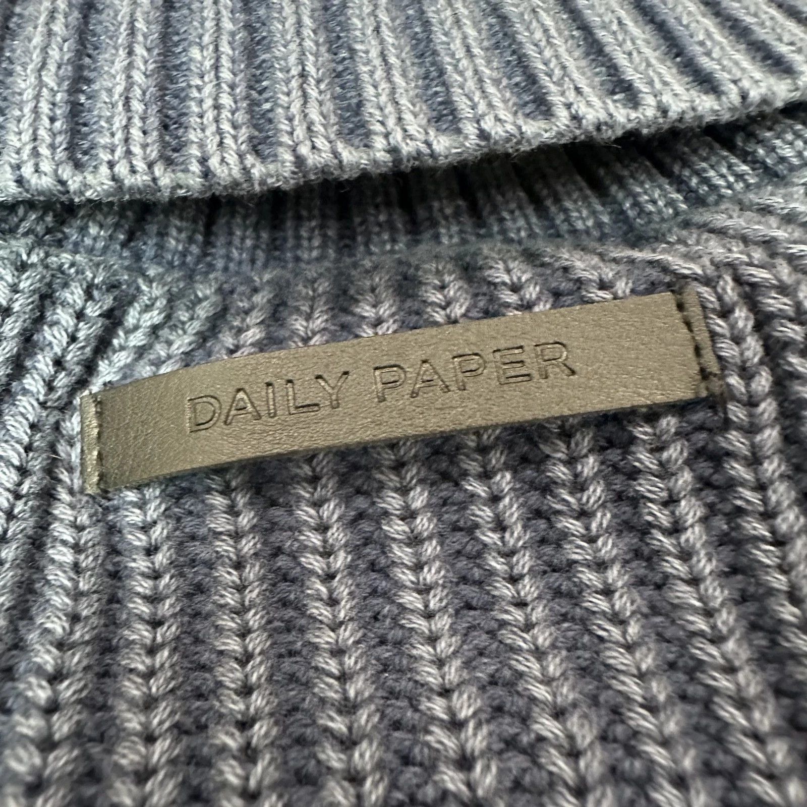 Daily Paper DAILY PAPER tano flap knitted cotton cardigan sz XL Size US XL / EU 56 / 4 - 6 Thumbnail