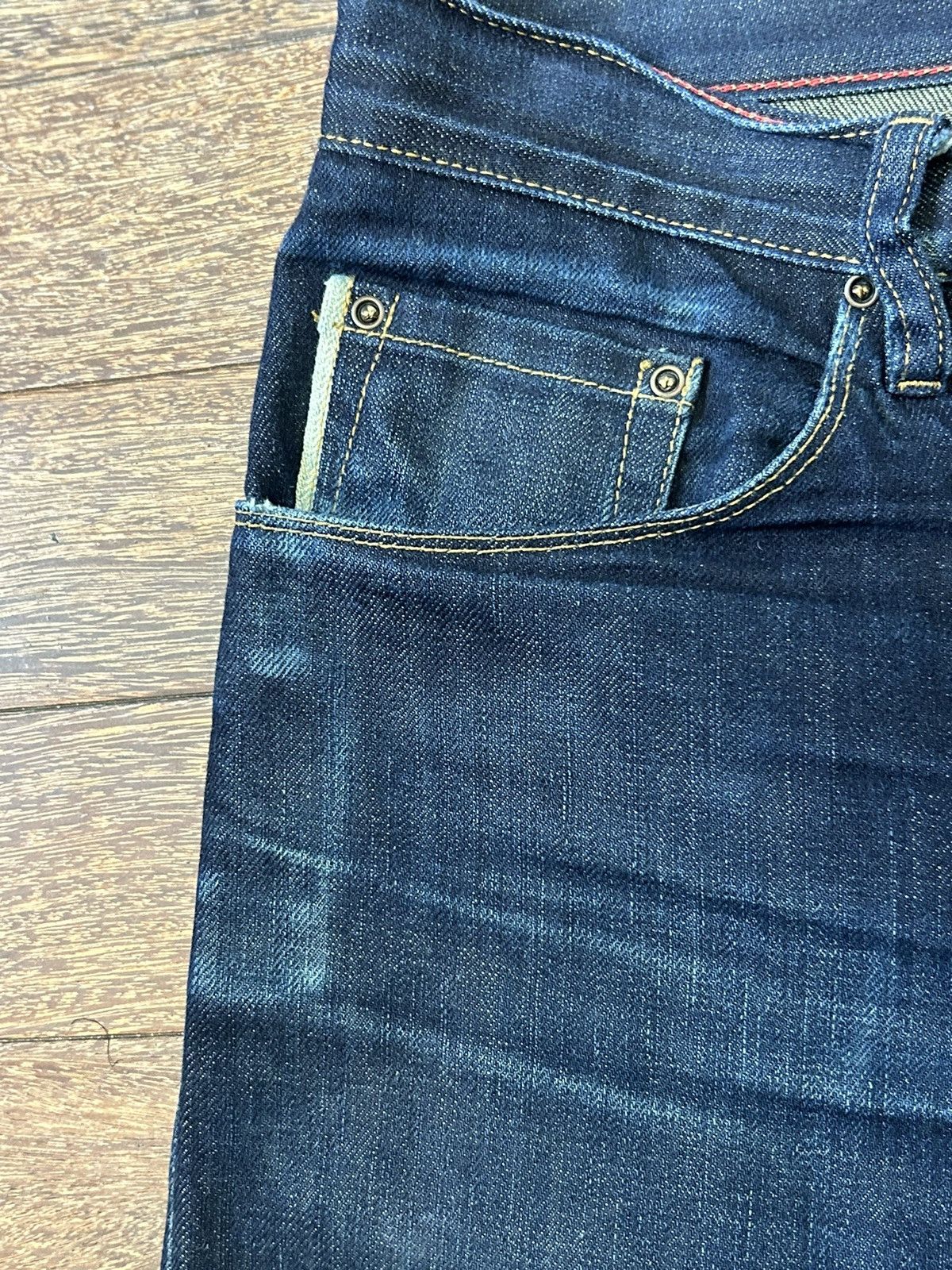 Japanese Brand × Raleigh Denim Raleigh Denim Graham Selvage Raw Original Size 31 Size US 31 - 14 Thumbnail