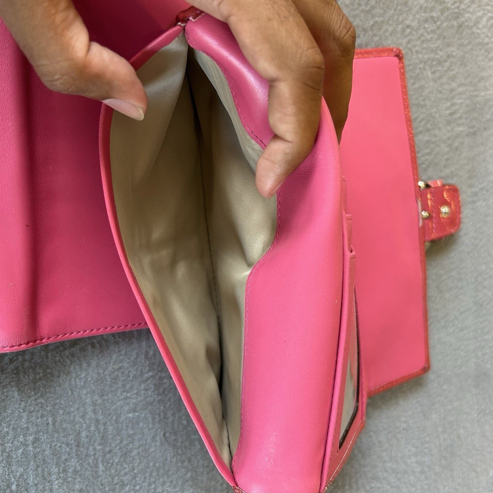 Coach COACH Canvas Leather Soho PINK Signature Bi-fold wallet Size ONE SIZE - 9 Thumbnail