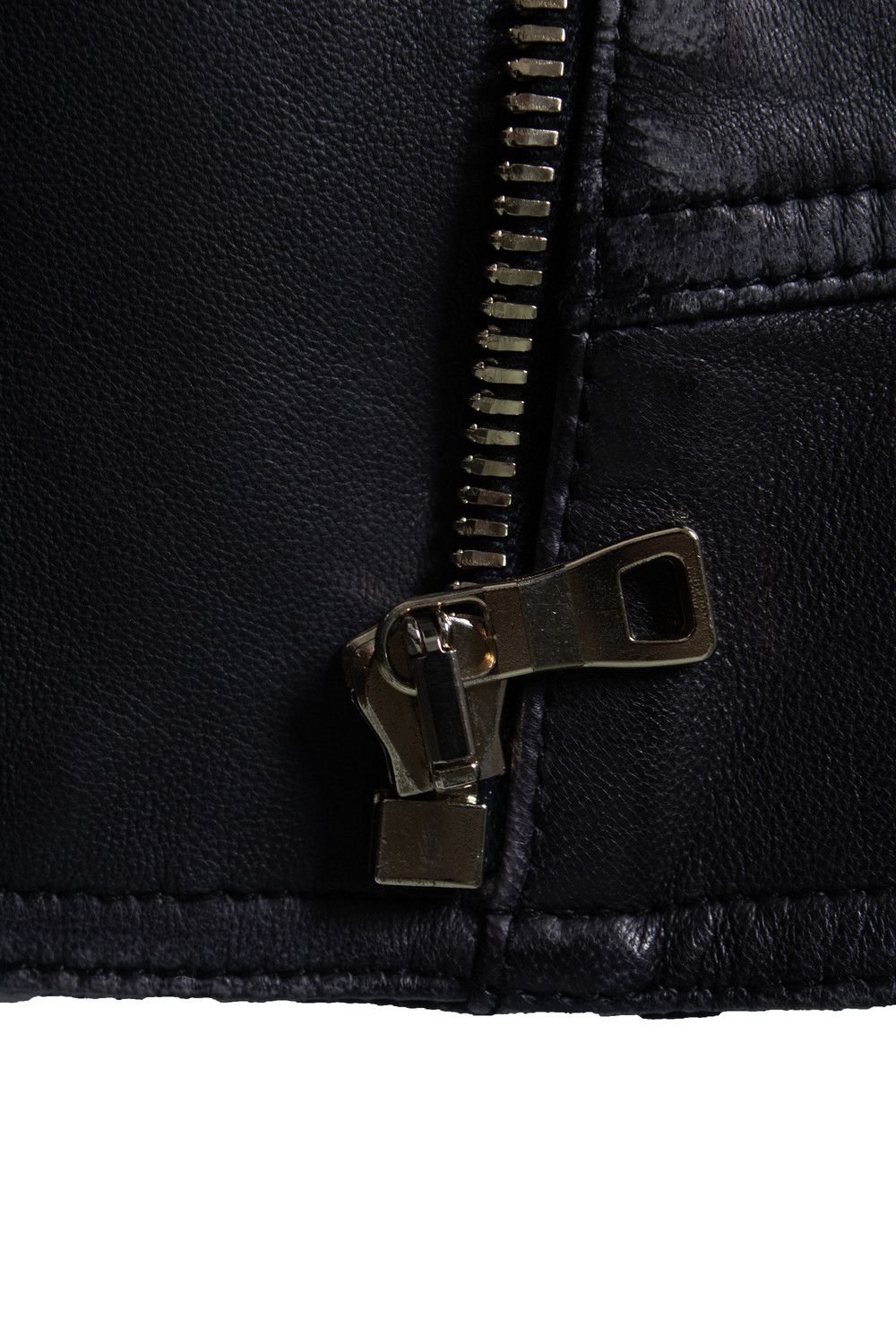 Balmain Balmain, leather laced biker jacket with fringes Size S / US 4 / IT 40 - 10 Thumbnail