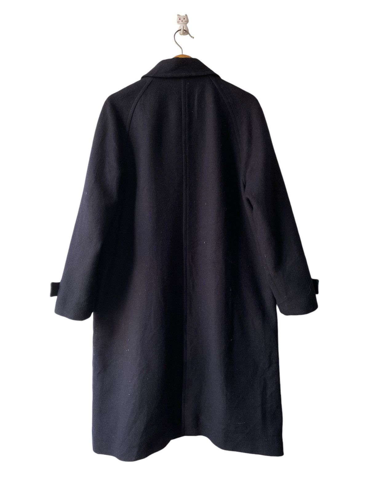 JW Anderson × Japanese Brand × Uniqlo 2000s - J.W.Anderson x Uniqlo Long Trench Wool Jacket Size US L / EU 52-54 / 3 - 2 Thumbnail