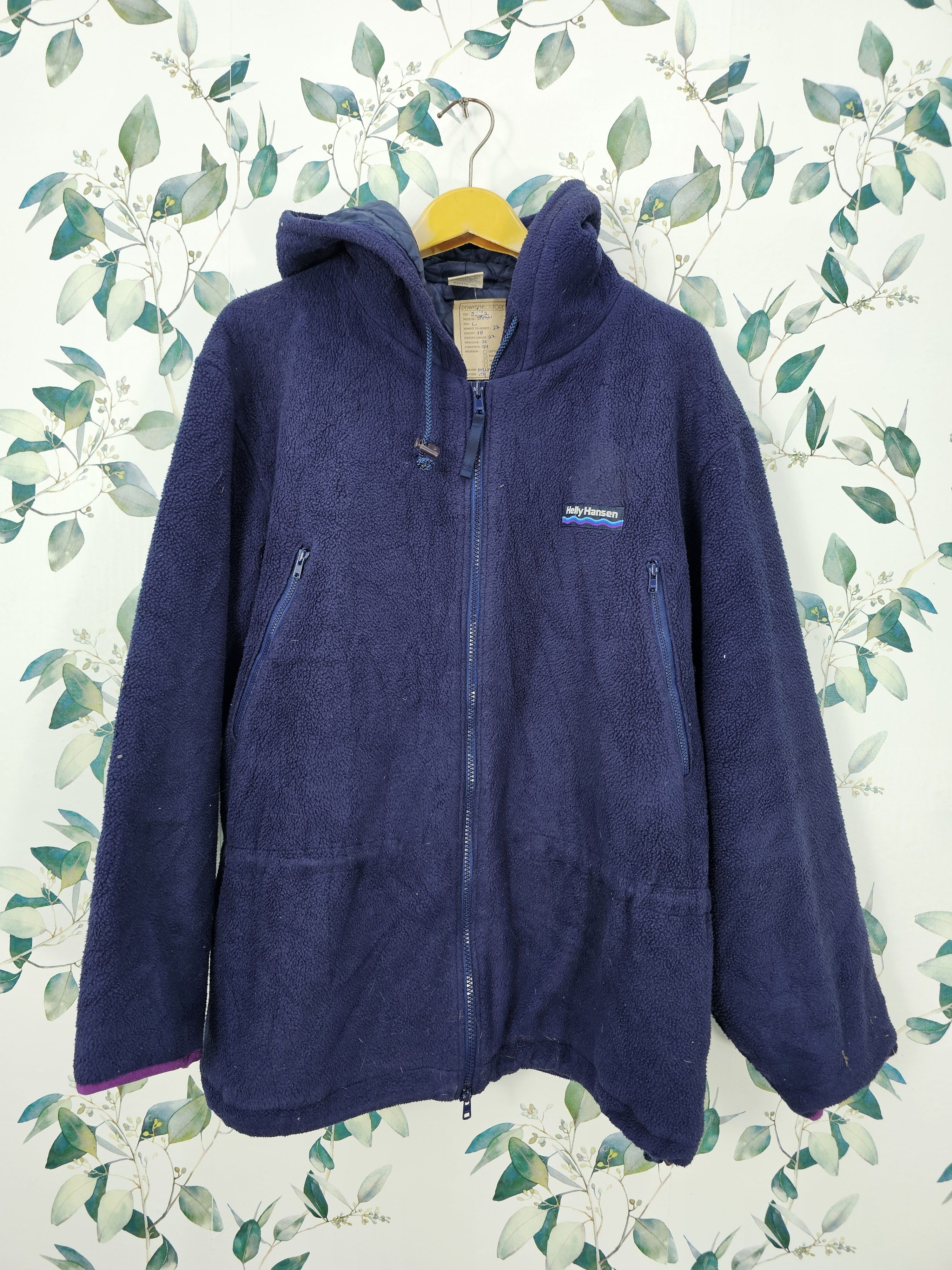 Helly Hansen Vintage Helly Hansen Fleece Outdoor Hiking Jacket J0132 Size US L / EU 52-54 / 3 - 1 Thumbnail