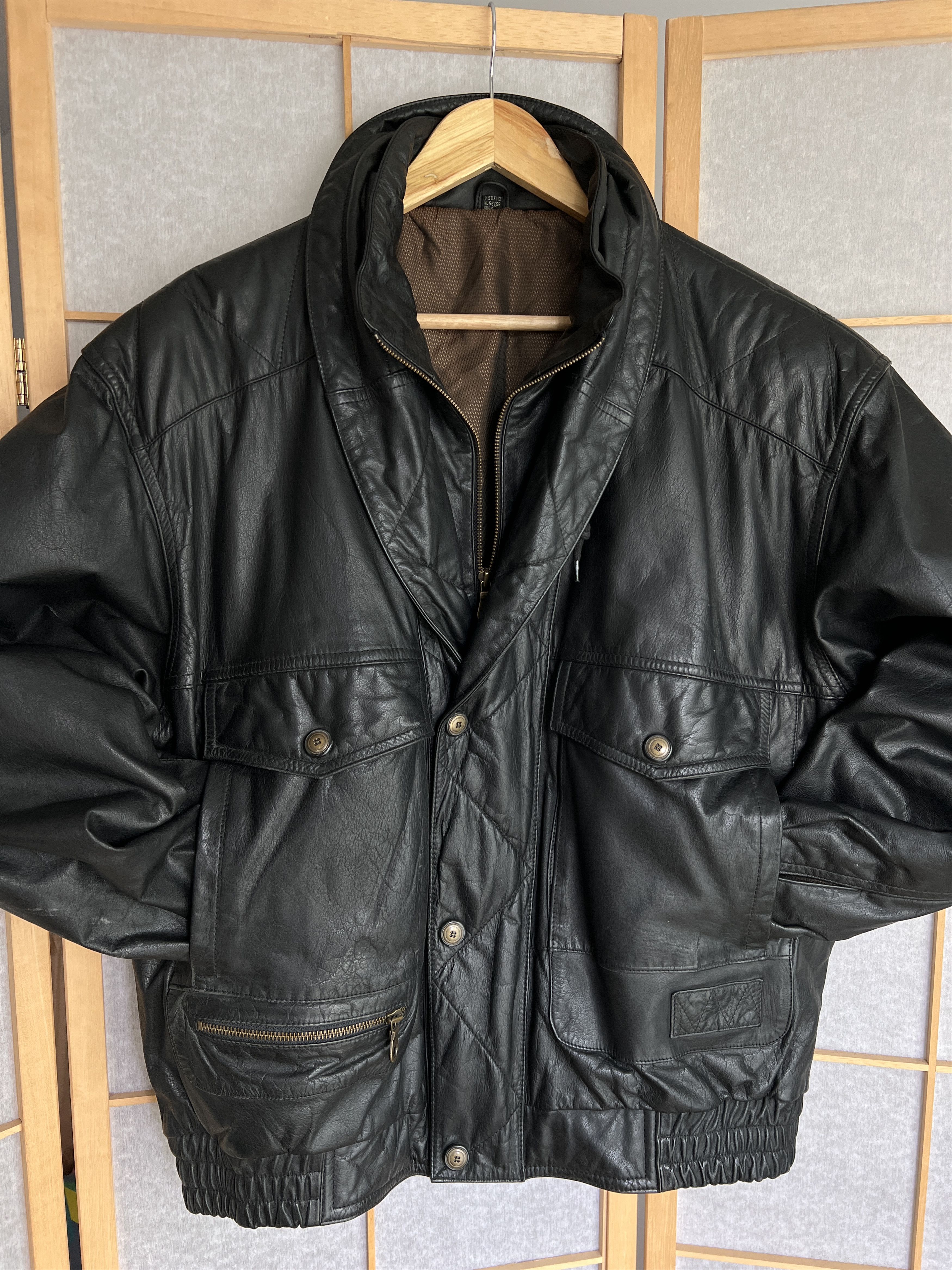Hysteric Glamour Rick Owens Type Leather Jacket Yohji Yamamoto LGB Style Size US L / EU 52-54 / 3 - 14 Thumbnail