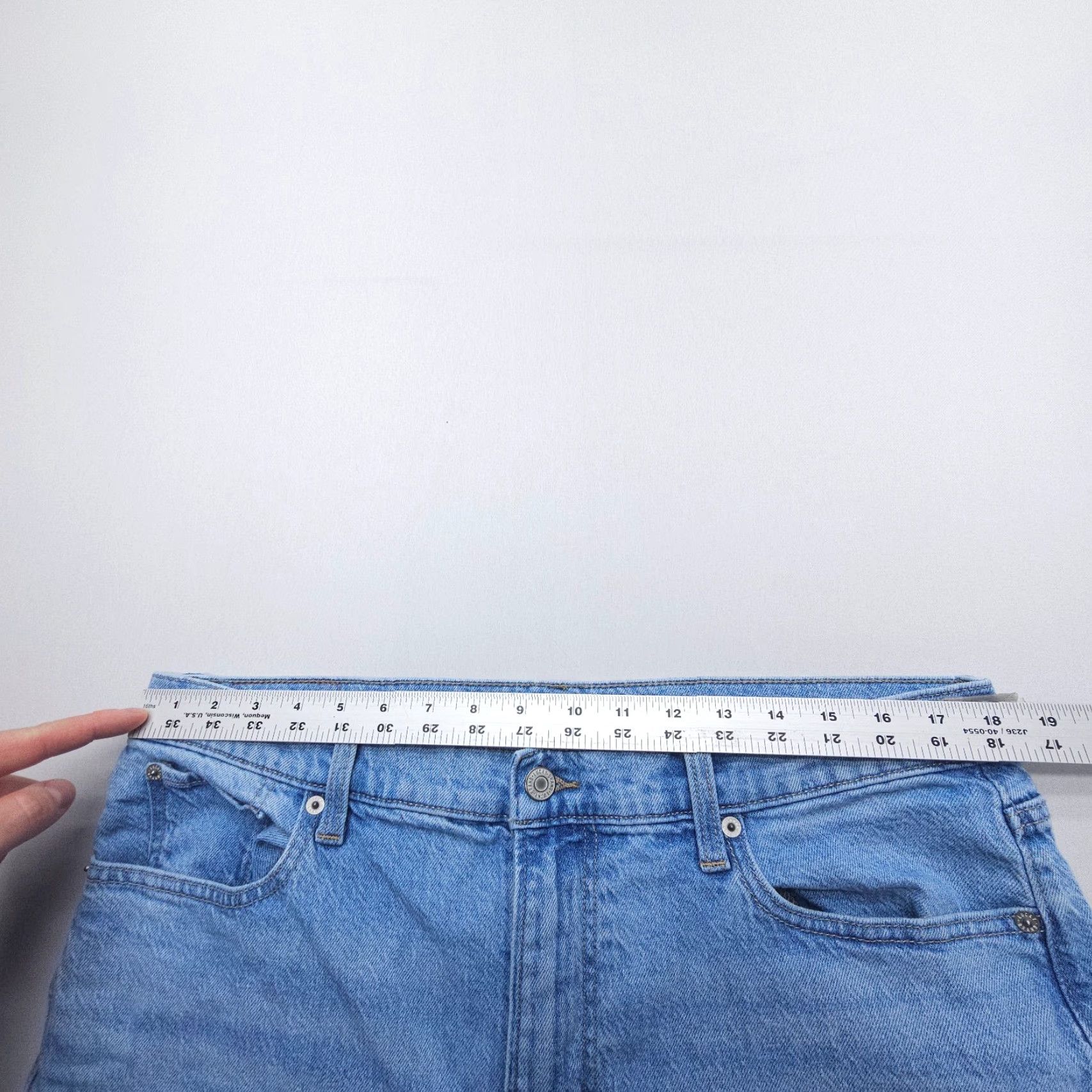 Lucky Brand Lucky Brand Jeans Boyfriend Mid Rise Relaxed Straight 14 / 32 Blue Denim 28" Inseam Slim Logo American Western Womens Jeans Size 36" / US 14 / IT 50 - 7 Thumbnail