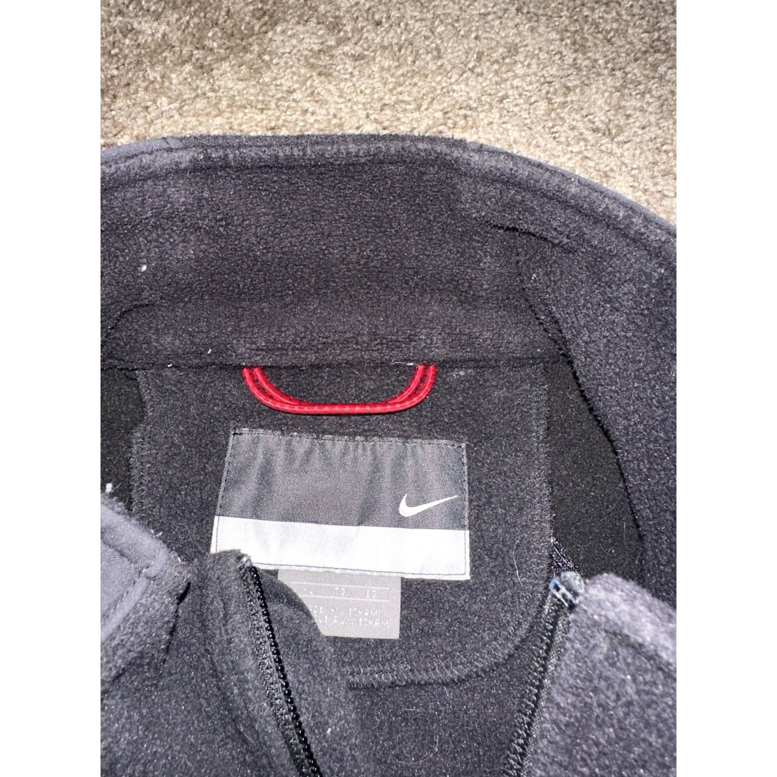 Nike VINTAGE Nike Sweater Mens XL Black Full Zip Knit Winter Outdoor Hiking Size US L / EU 52-54 / 3 - 4 Thumbnail