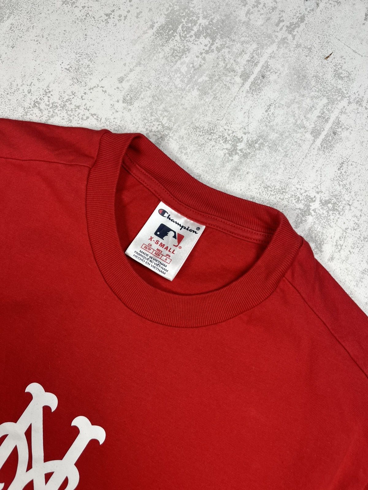 Champion Champion MLB NY Mets Mr. Met Mascot Graphic Red Tee Size US XS / EU 42 / 0 - 5 Thumbnail