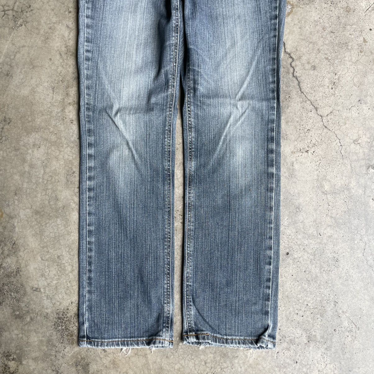 Edwin 🔥🇯🇵Vintage Edwin Stoned Washed Distress Denim Jeans Size US 31 - 3 Thumbnail