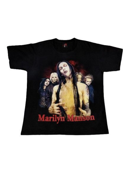 Band Tees × Marilyn Manson Bootleg Marilyn Manson Tee Size US L / EU 52-54 / 3 - 1 Thumbnail