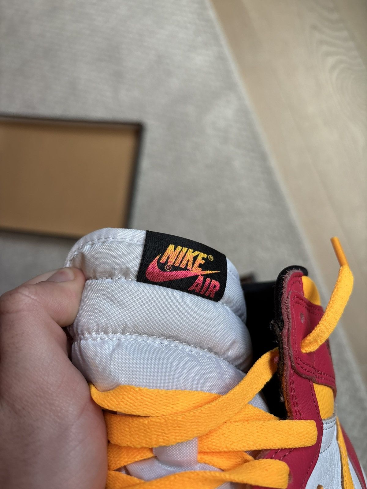 Jordan Brand Jordan 1 high red fusion Size US 8 / EU 41 - 6 Thumbnail