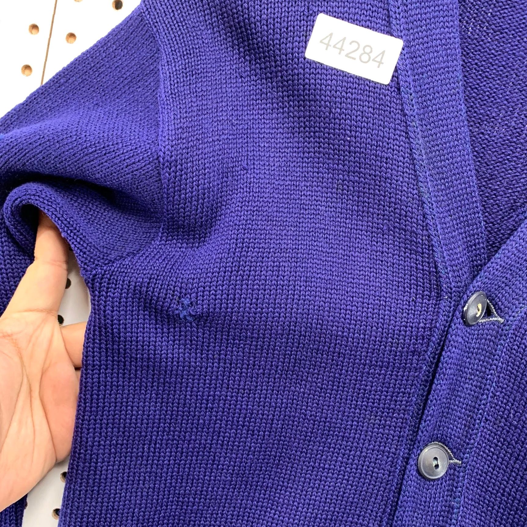 Vintage VINTAGE Lincolnit Cardigan Wool Knit Button Mens Blue 50s Wool Knit Cardigan M Vintage 1951 Size US M / EU 48-50 / 2 - 7 Thumbnail