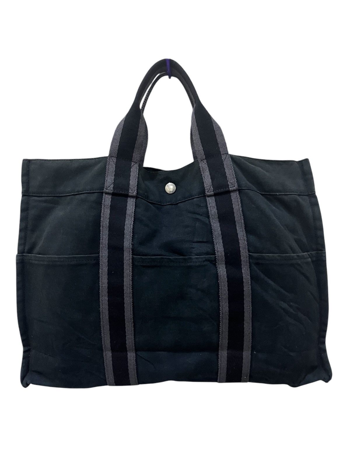 Hermes Paris Tote Bag in Blue, Women's