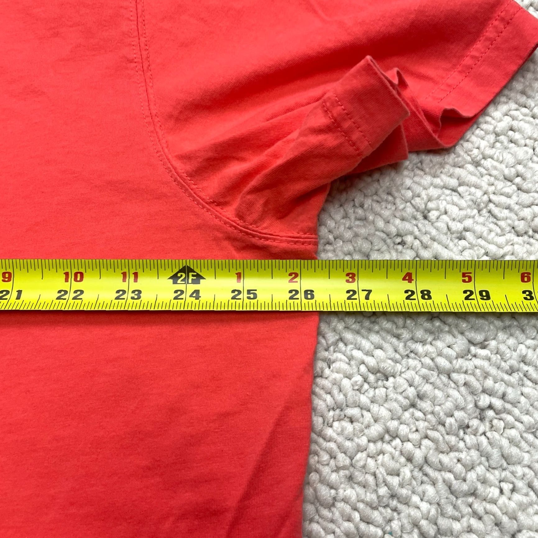Port & Company Saddlebred Comfort Tee Shirt Mens 2XL Red Solid Pocket Casual Basic Port & Company T-Shirt Short Sleeve Crew Neck Cotton Jersey Logo Size US XXL / EU 58 / 5 - 6 Thumbnail