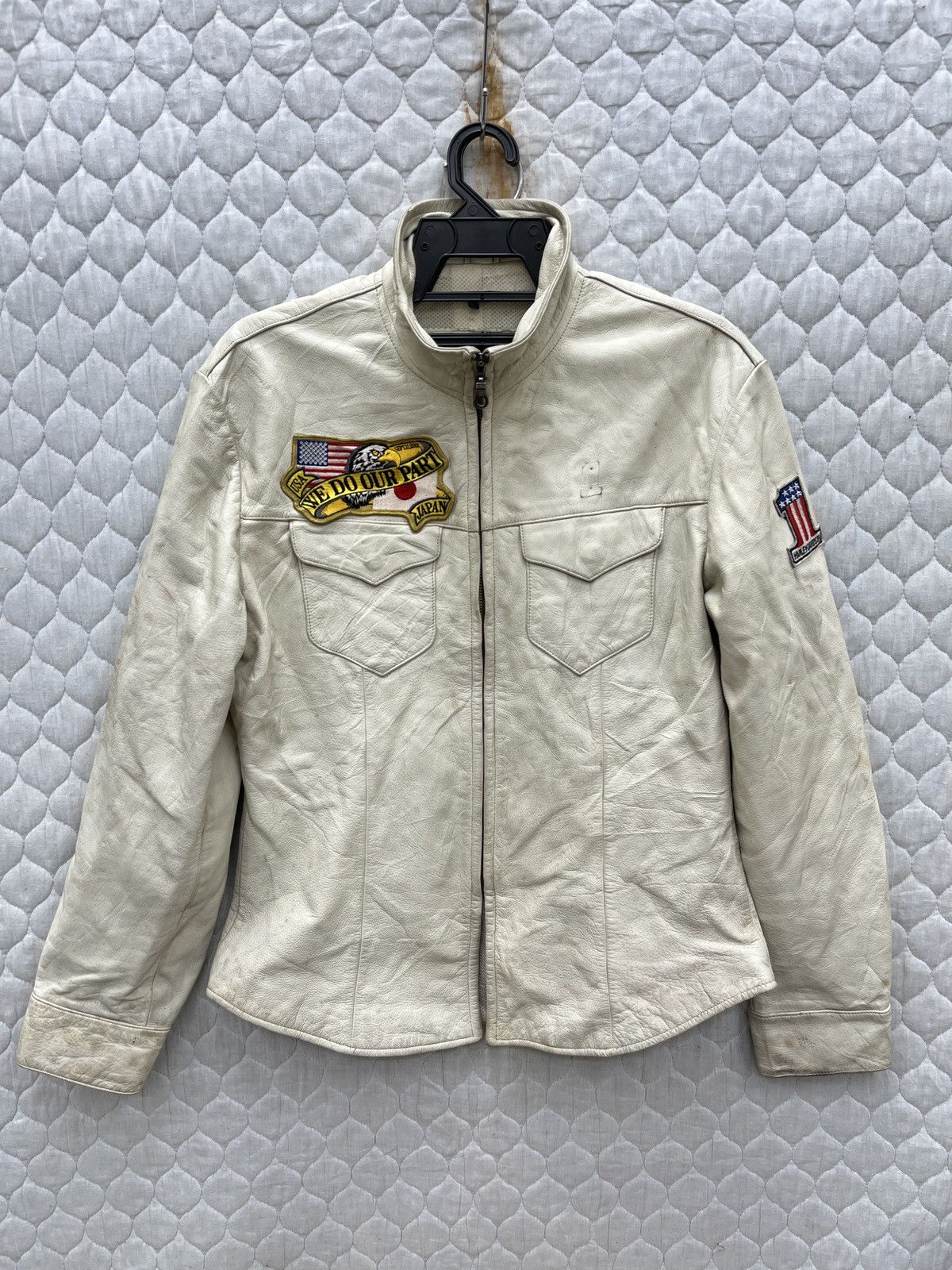 Japanese Brand 🔥🔥🔥ARCHIVE OUTLAW YOKYO JAPAN LEATHER JACKET Size S / US 4 / IT 40 - 1 Thumbnail