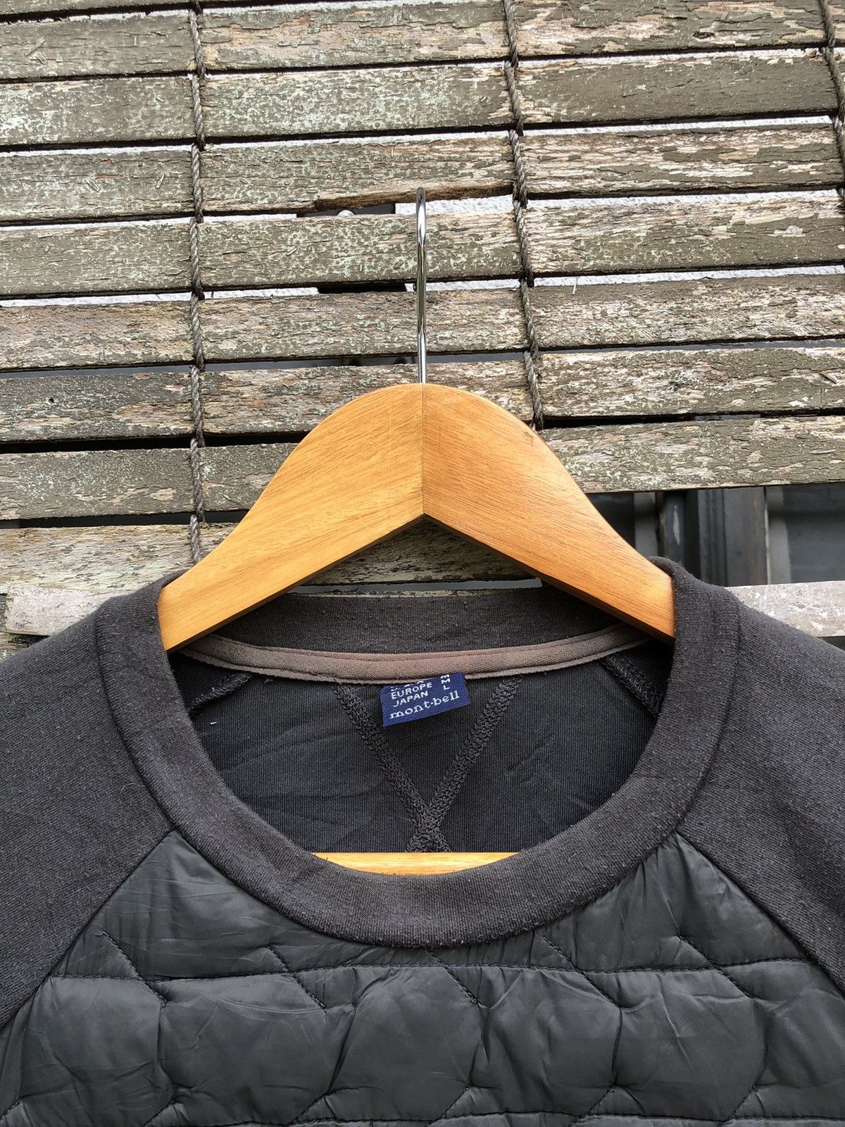 Montbell Vintage 90s Montbell Quilted Crewneck Sweatshirts Size US L / EU 52-54 / 3 - 7 Thumbnail