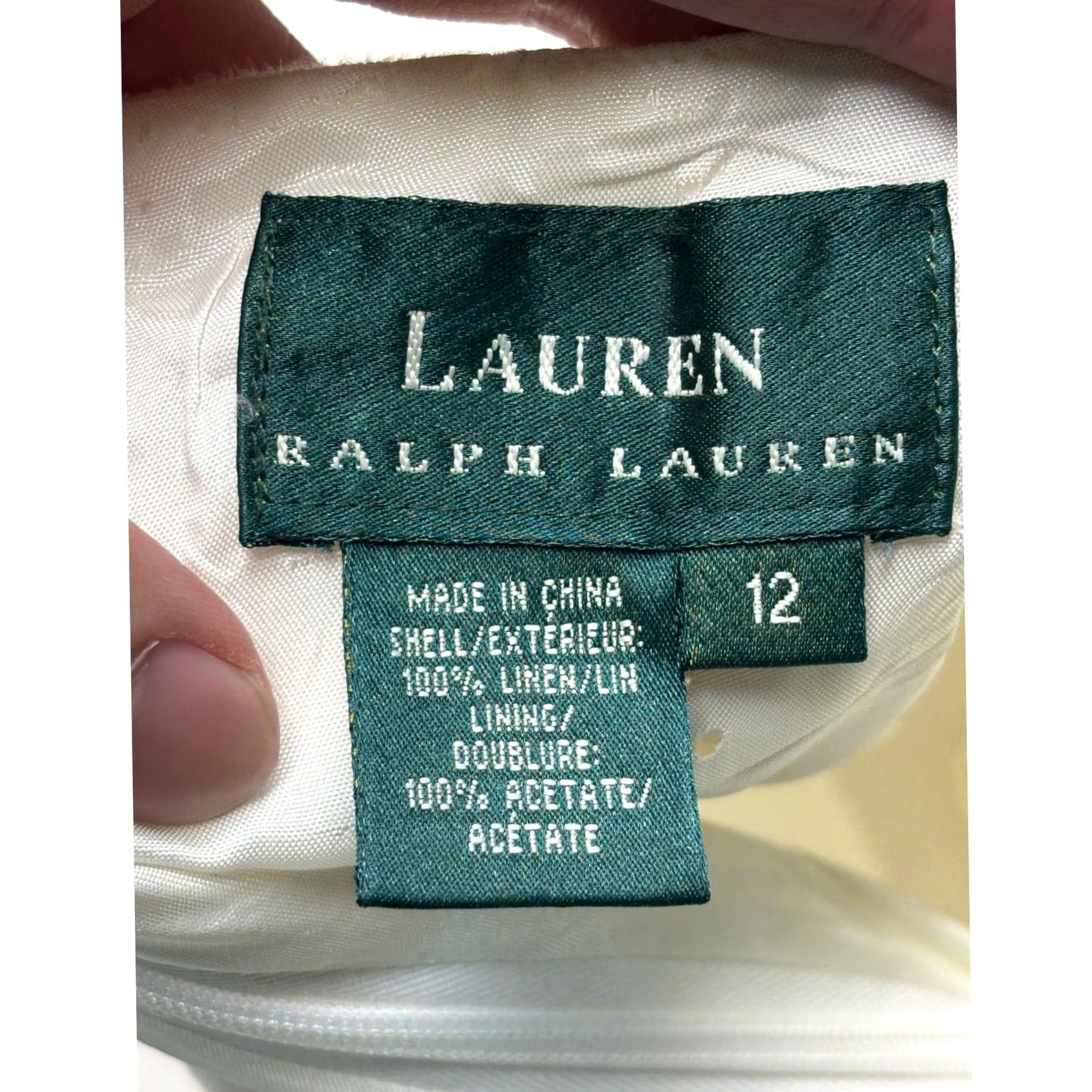 Ralph Lauren VINTAGE not applicable Size 34" / US 12 / IT 48 - 6 Thumbnail