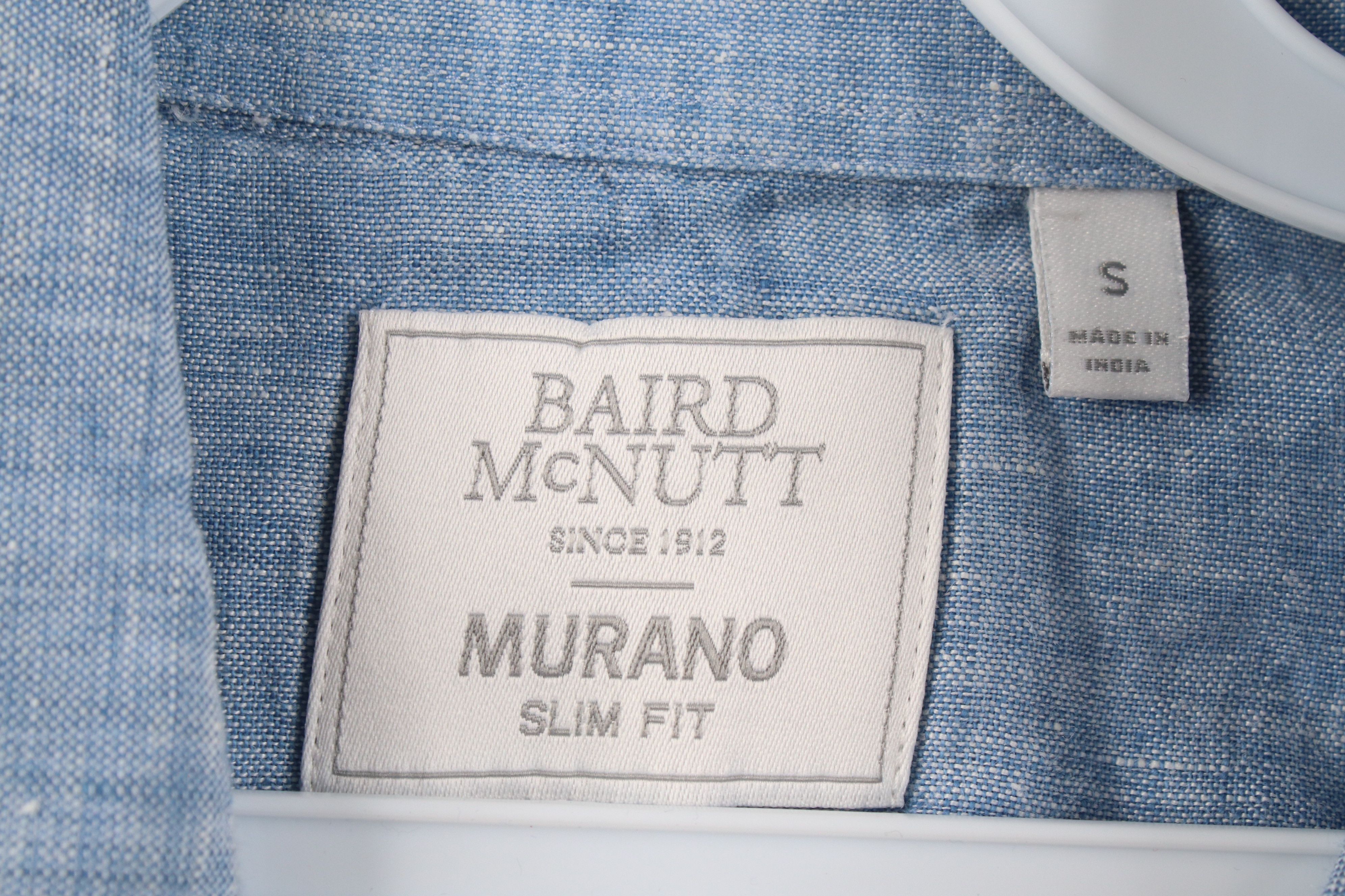 Vintage Streetwear Baird McNutt Irish Linen Roll Cuff Button Shirt Size US S / EU 44-46 / 1 - 9 Thumbnail