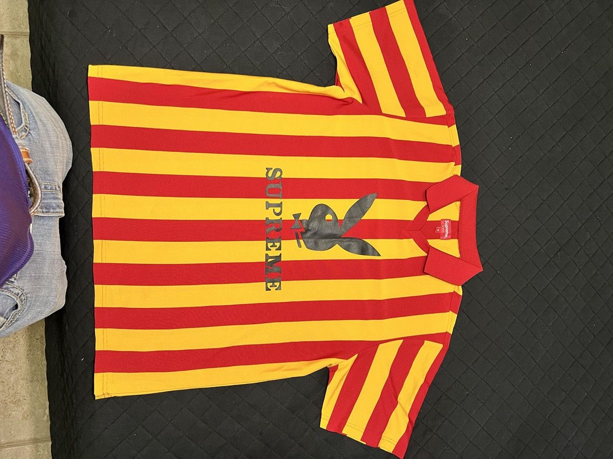 Playboy × Supreme Supreme x Playboy Soccer Jersey Size US M / EU 48-50 / 2 - 3 Thumbnail