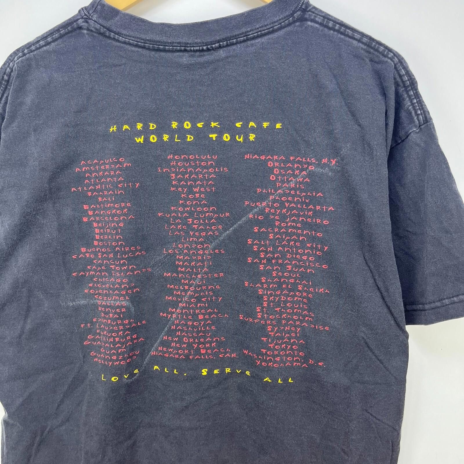 Hard Rock Cafe Vintage 90s Hard Rock Cafe Toronto Sun Faded Tour T-Shirt XL Size US XL / EU 56 / 4 - 4 Thumbnail