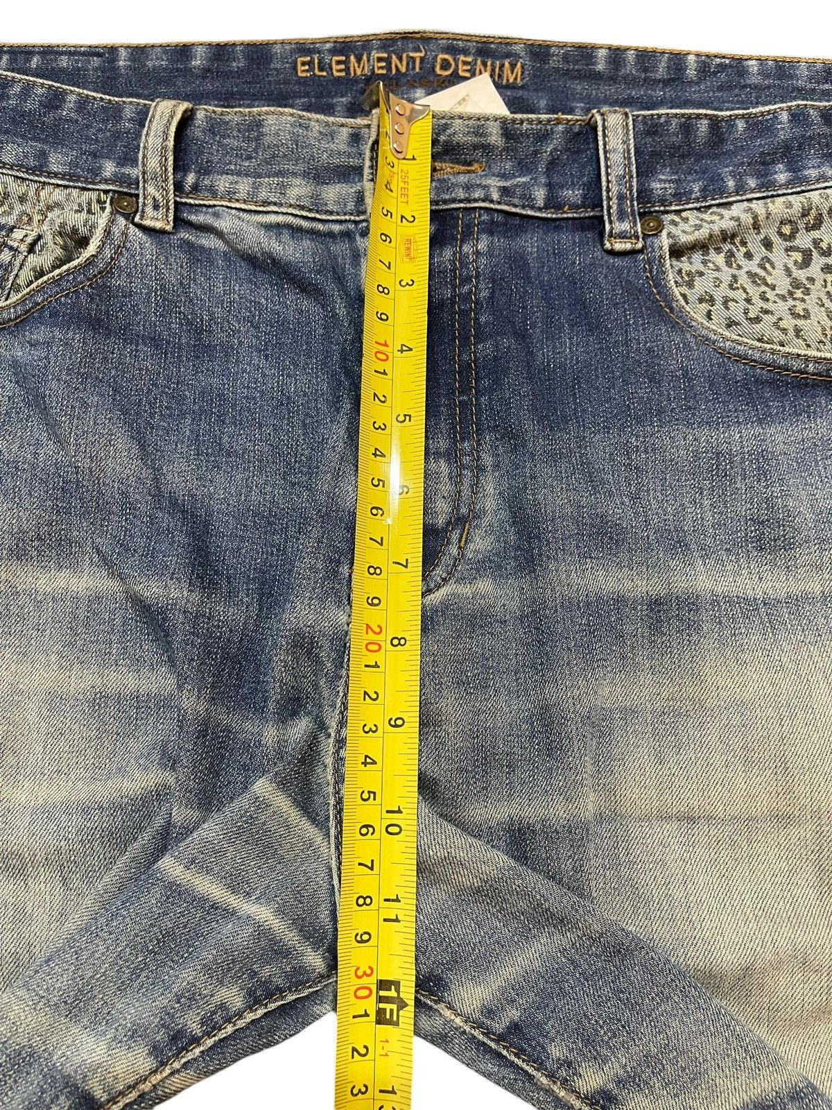Element Vintage 90s Elements Skateboard Faded Wash Wide Leg Baggy Size US 37 - 15 Thumbnail