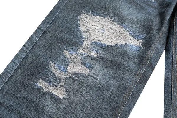 Jean Mashima x Ayami Distressed Dirty Blue Ripped Jeans Size US 32 / EU 48 - 8 Thumbnail
